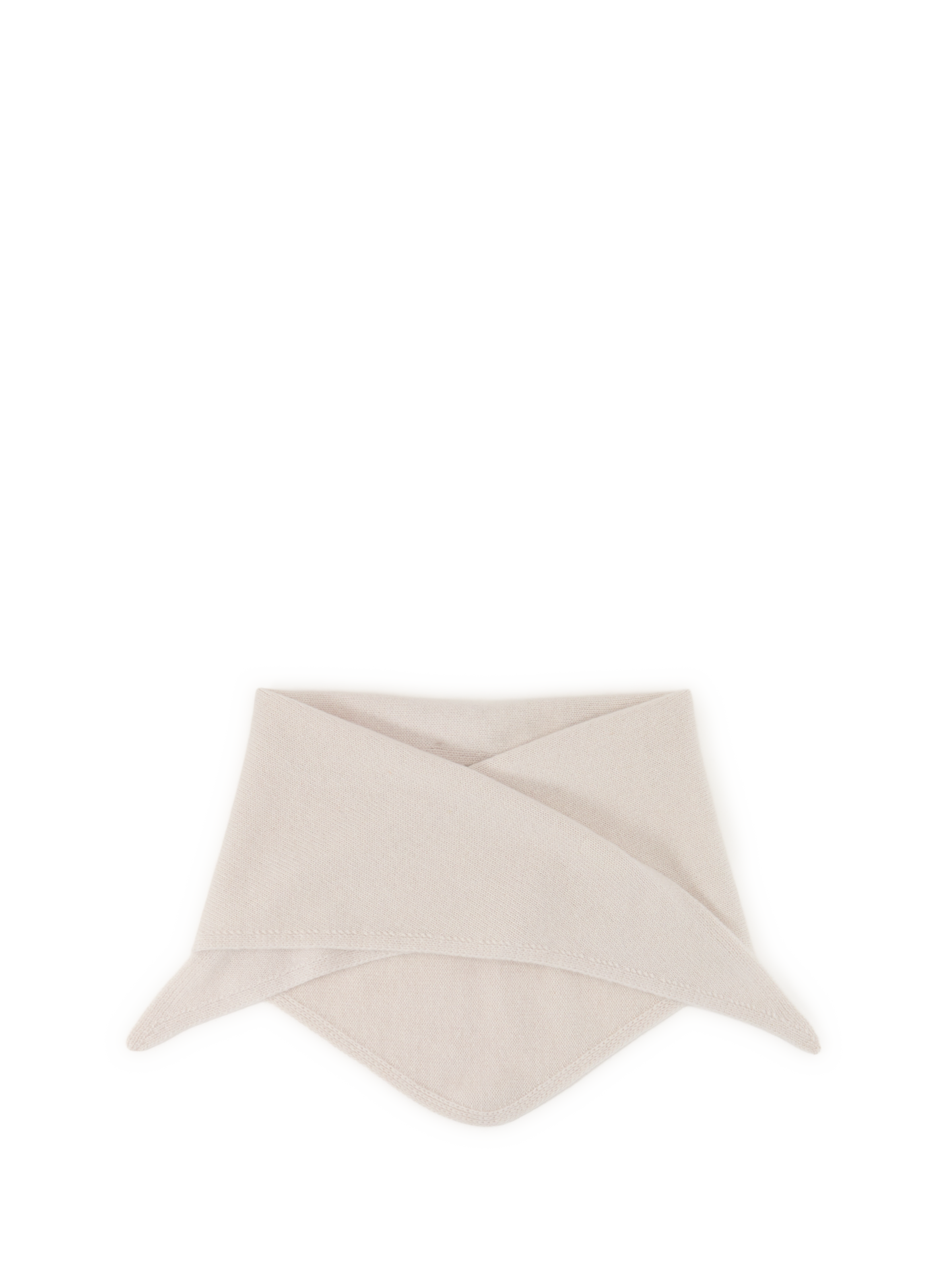 Triangle Cashmere Scarf Sadaria SAMSOE SAMSOE Beige