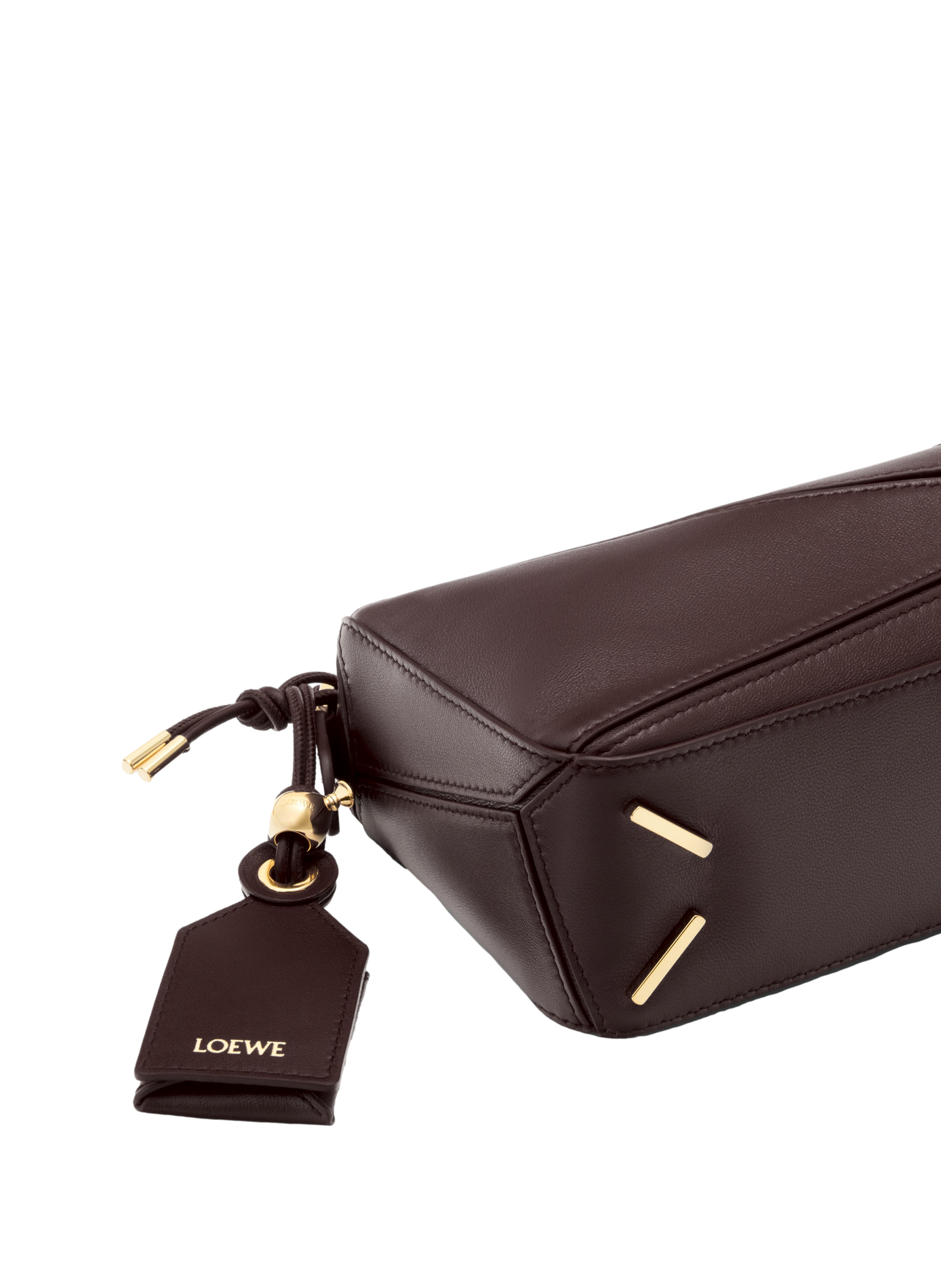 Mini bag Featherlight Puzzle in lambskin nappa LOEWE Brown