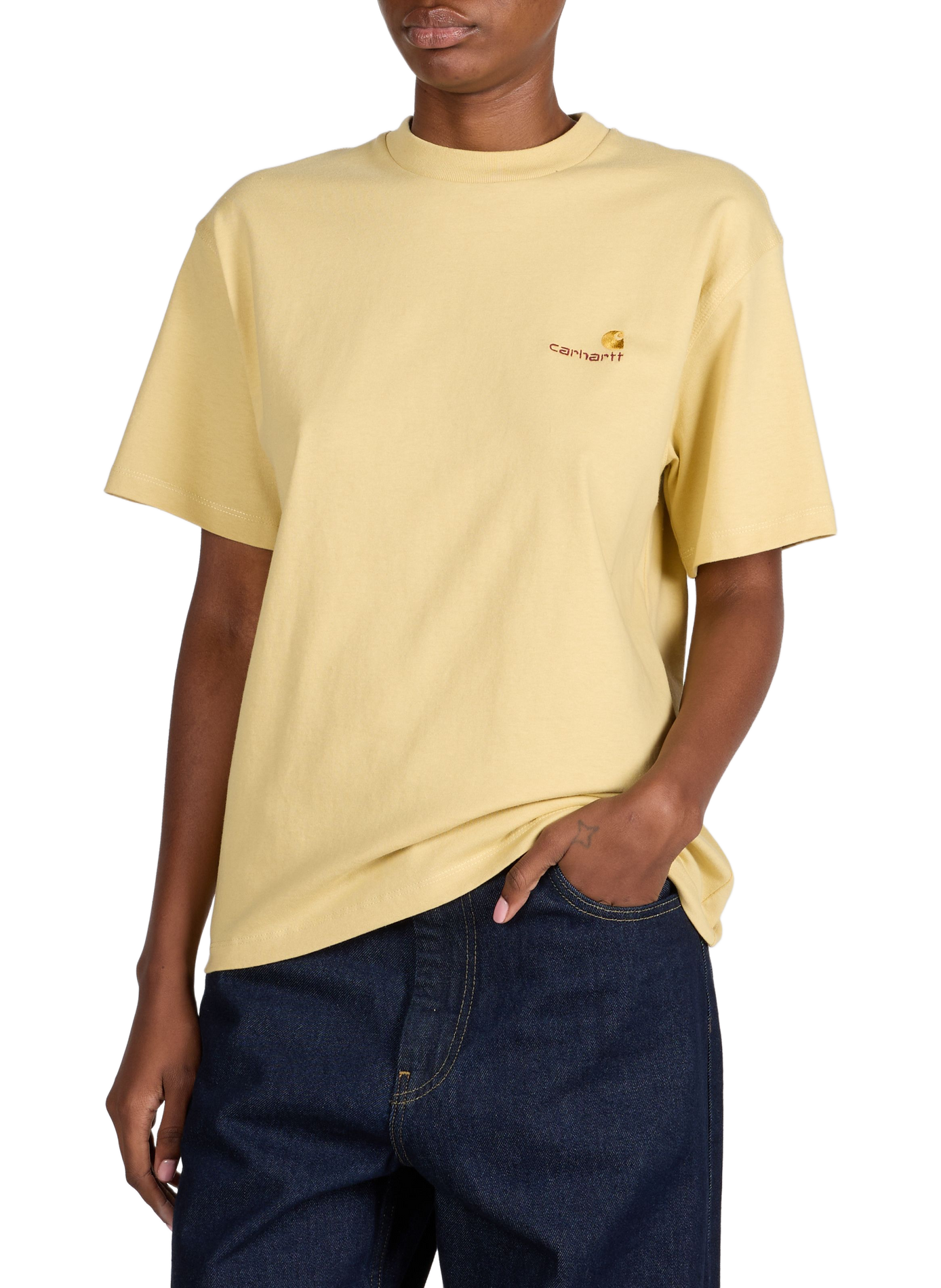 Classic Cotton T-Shirt CARHARTT WIP Beige