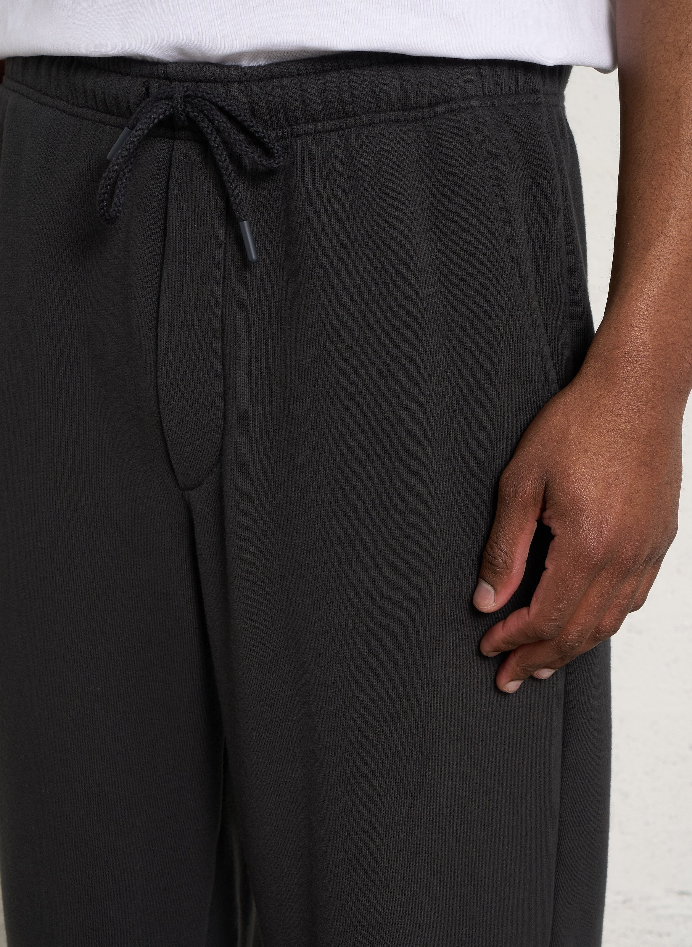 Jogging ample en coton stretch atubay-b AMERICAN VINTAGE Noir