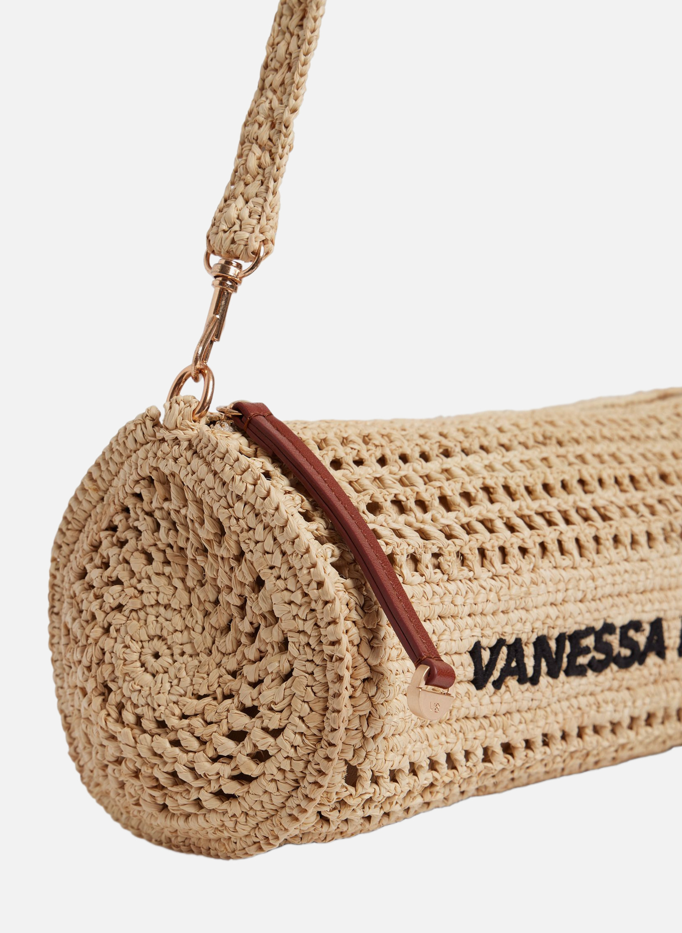 Sac bowling en raphia VANESSA BRUNO Beige