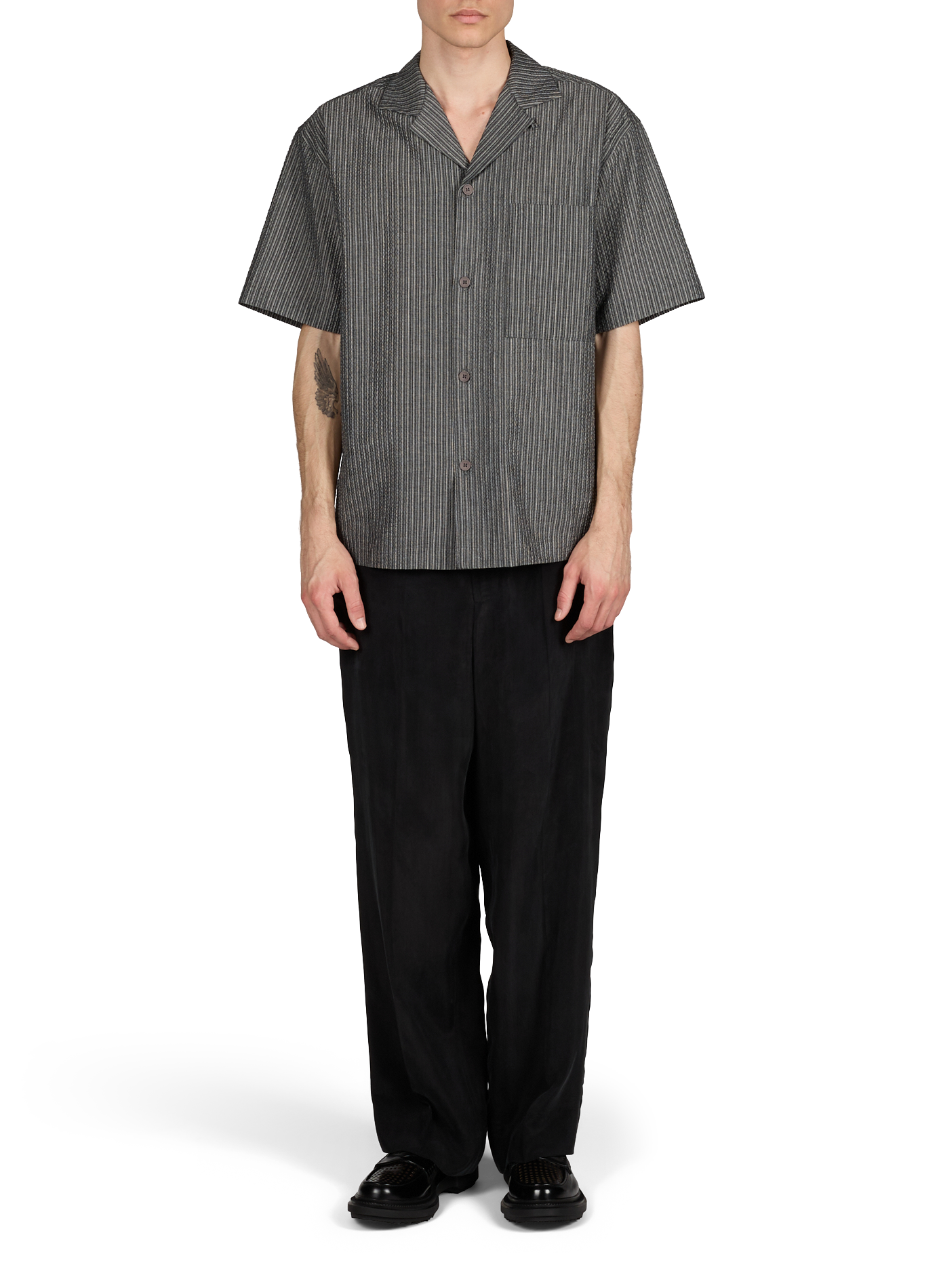 Wide-leg trousers Black