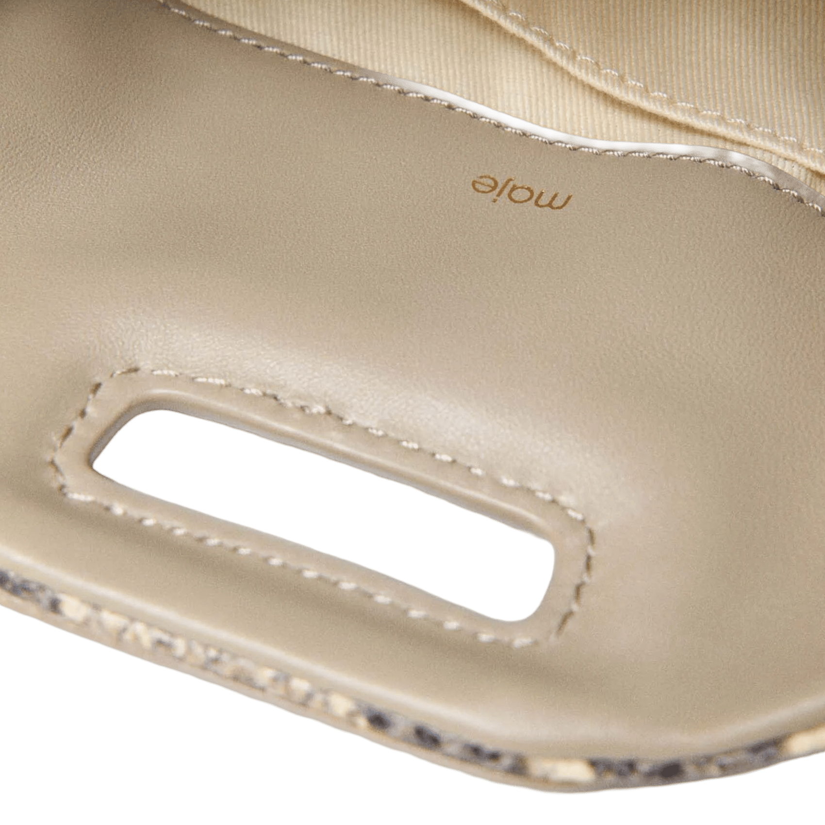 Sac bandoulière python en cuir miss m mini MAJE Multicolore