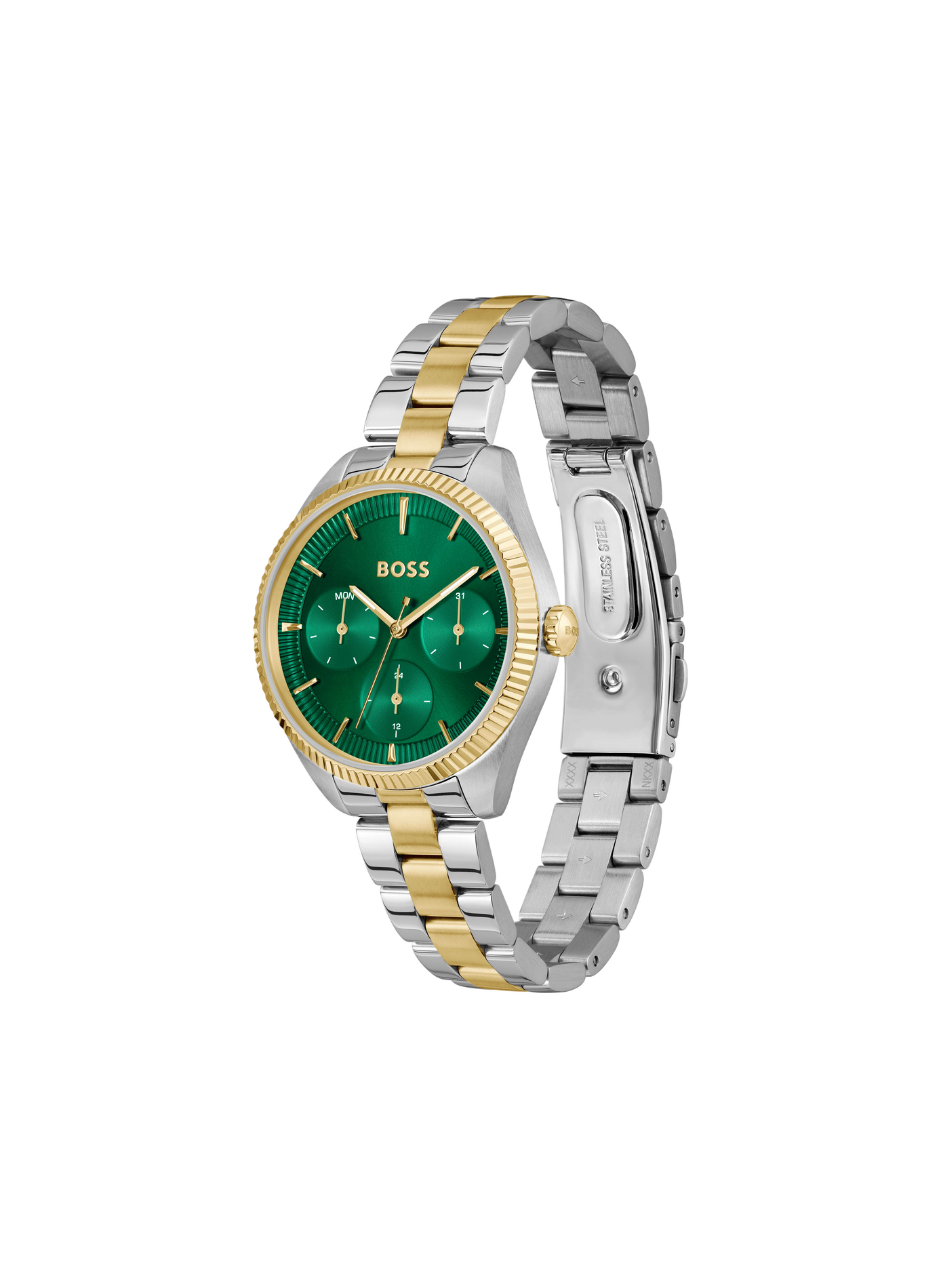 Montre quartz Sage Sport en acier inoxydable BOSS MONTRES Vert