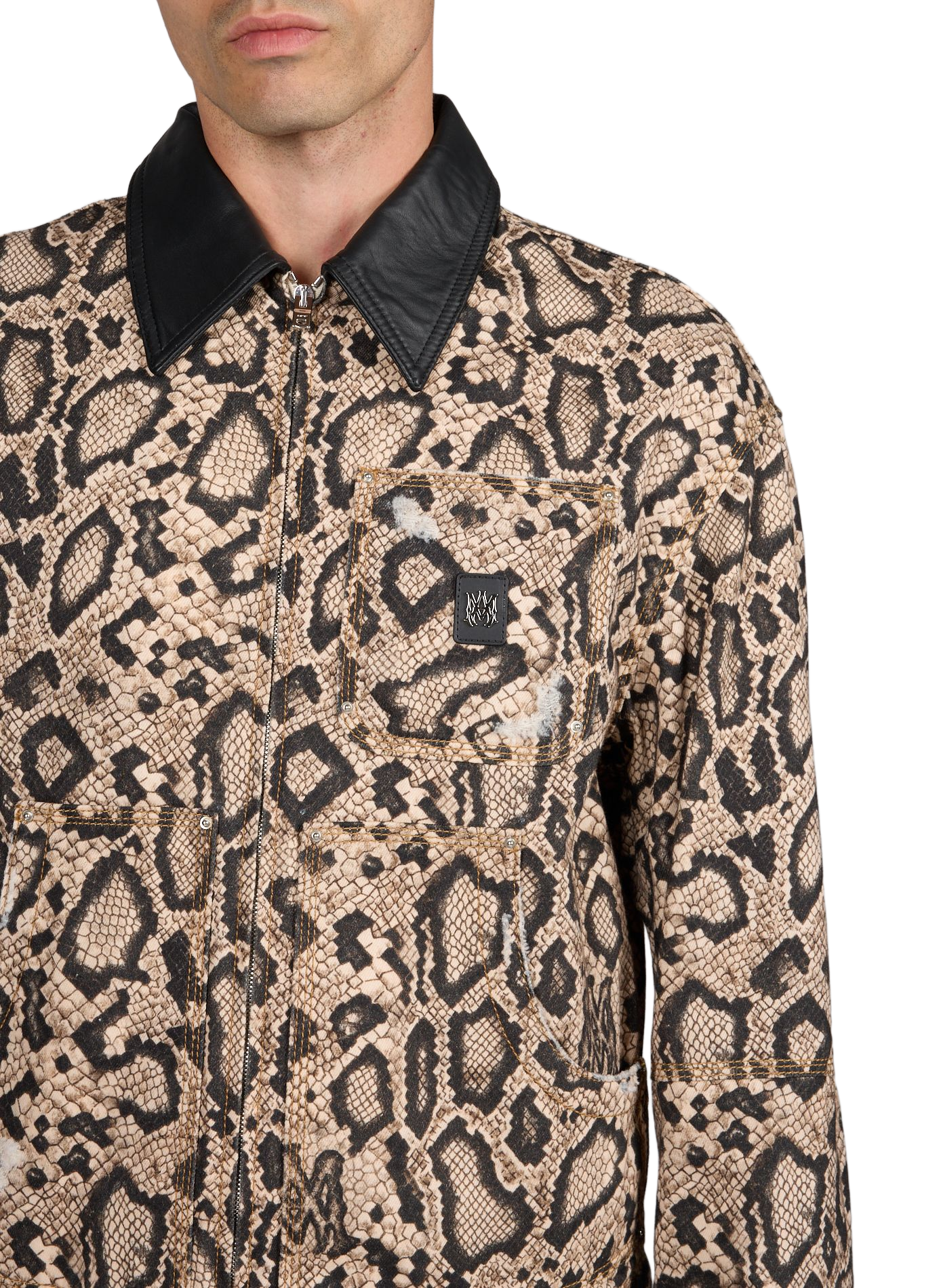 Veste imprimée en coton AMIRI Multicolore