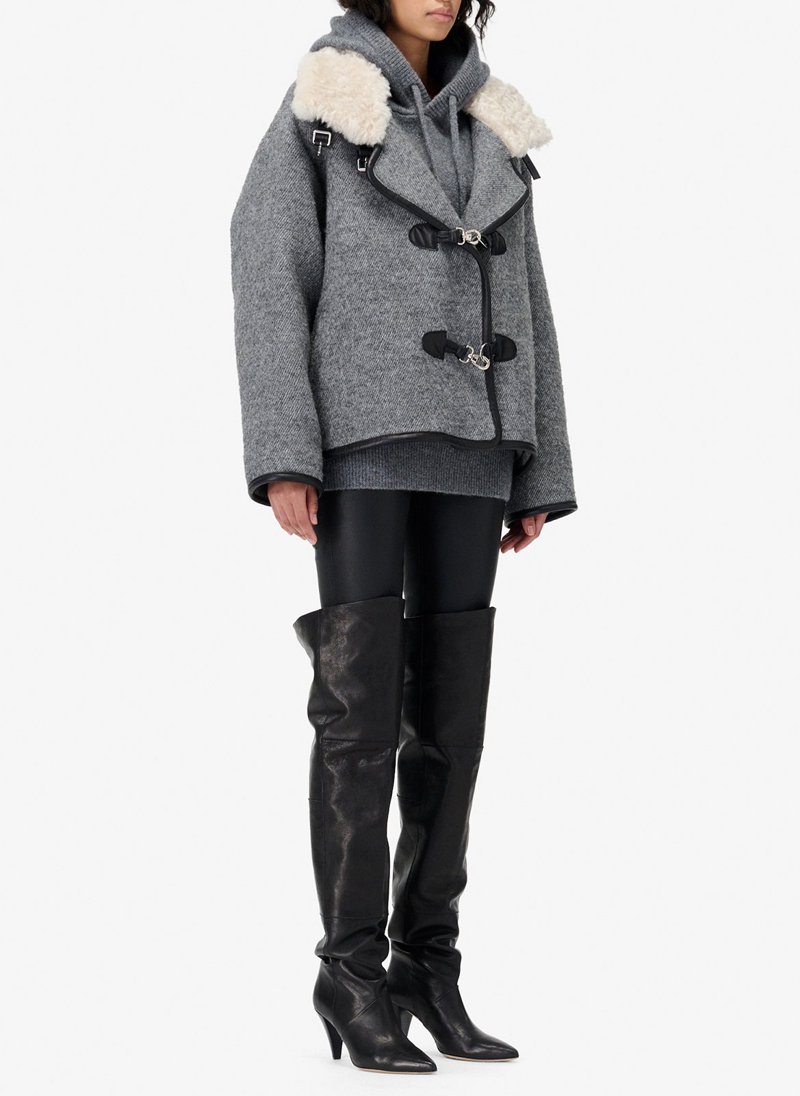 Oversized Kasson Coat IRO Grey