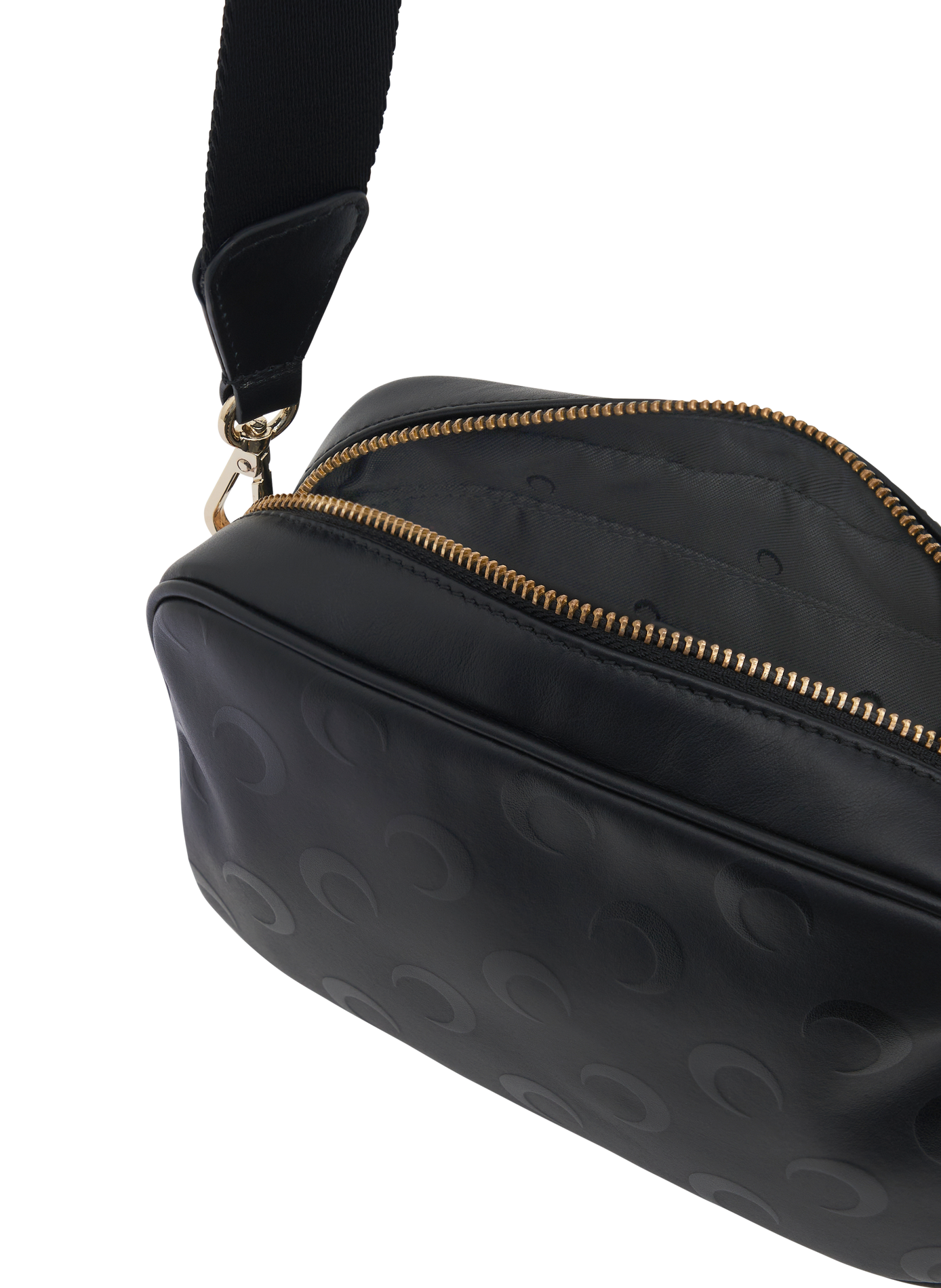 Sac camera moon en toile MARINE SERRE Noir