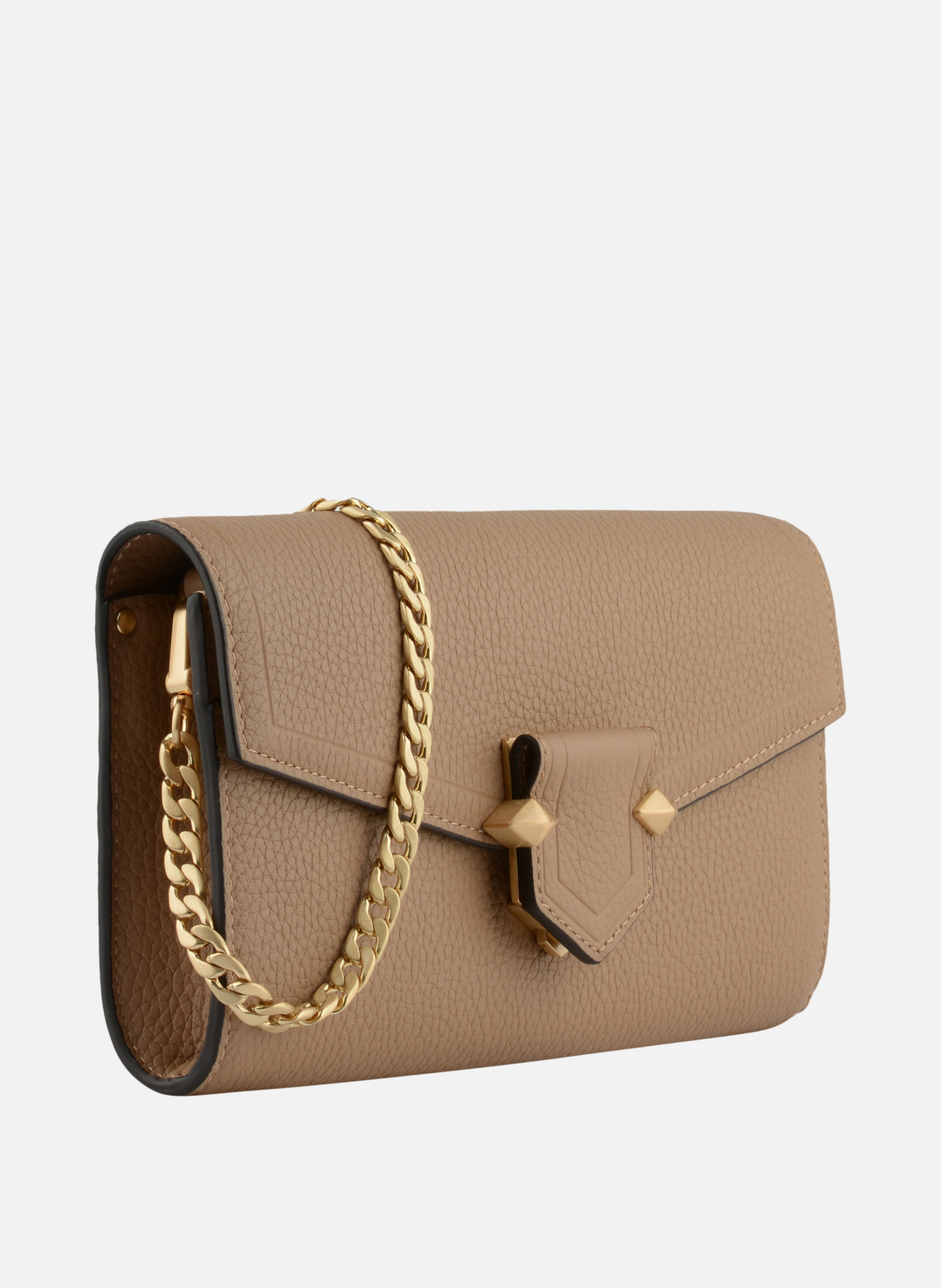 Sèvres | sac besace gm en cuir de vachette POURCHET Marron