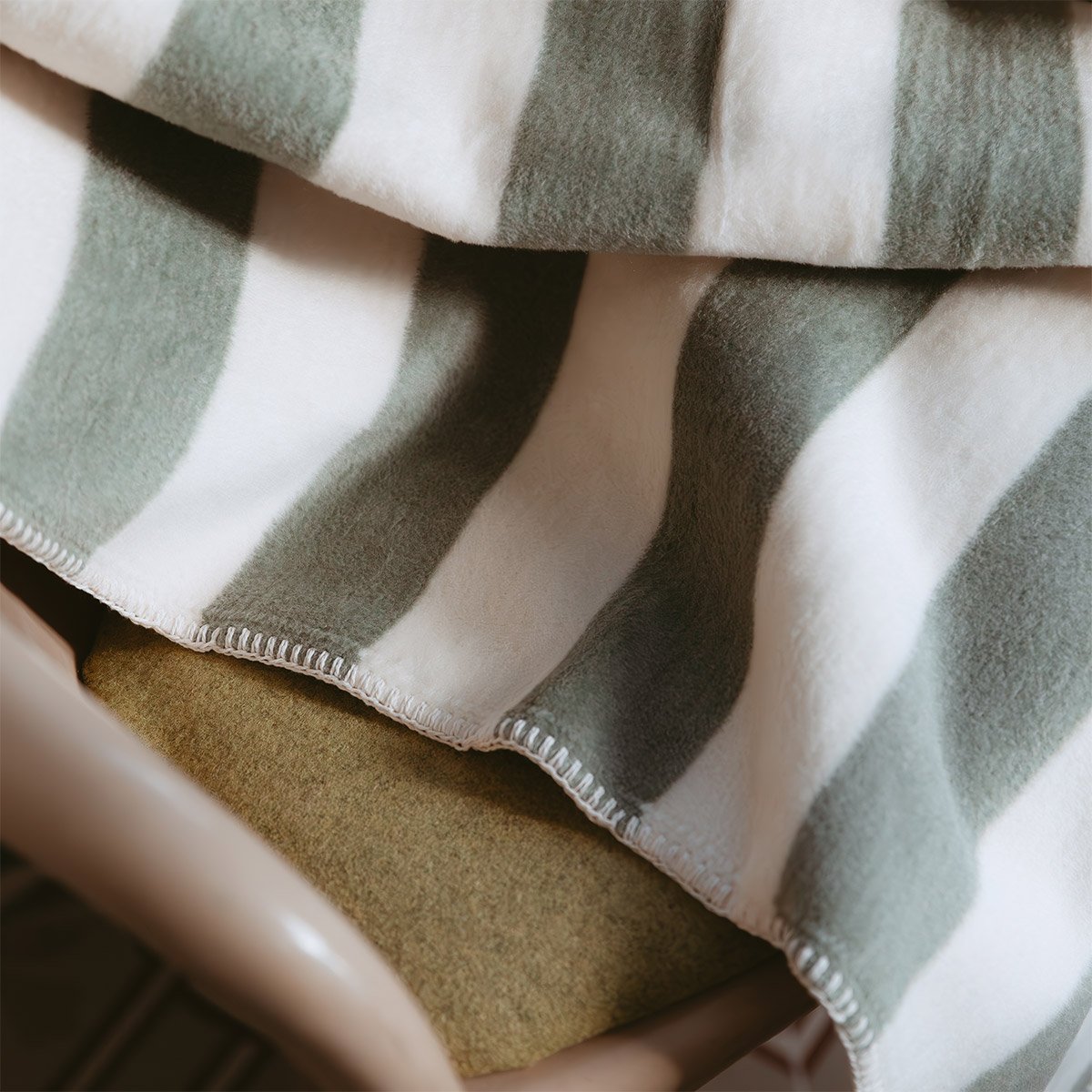 Plaid en coton, fifty-fifty DESFORGES Vert