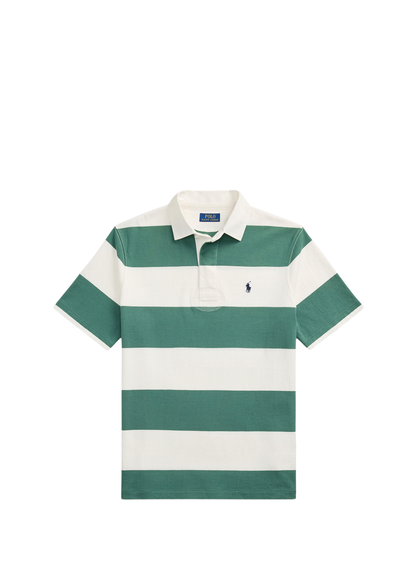 Straight striped cotton polo POLO RALPH LAUREN Green