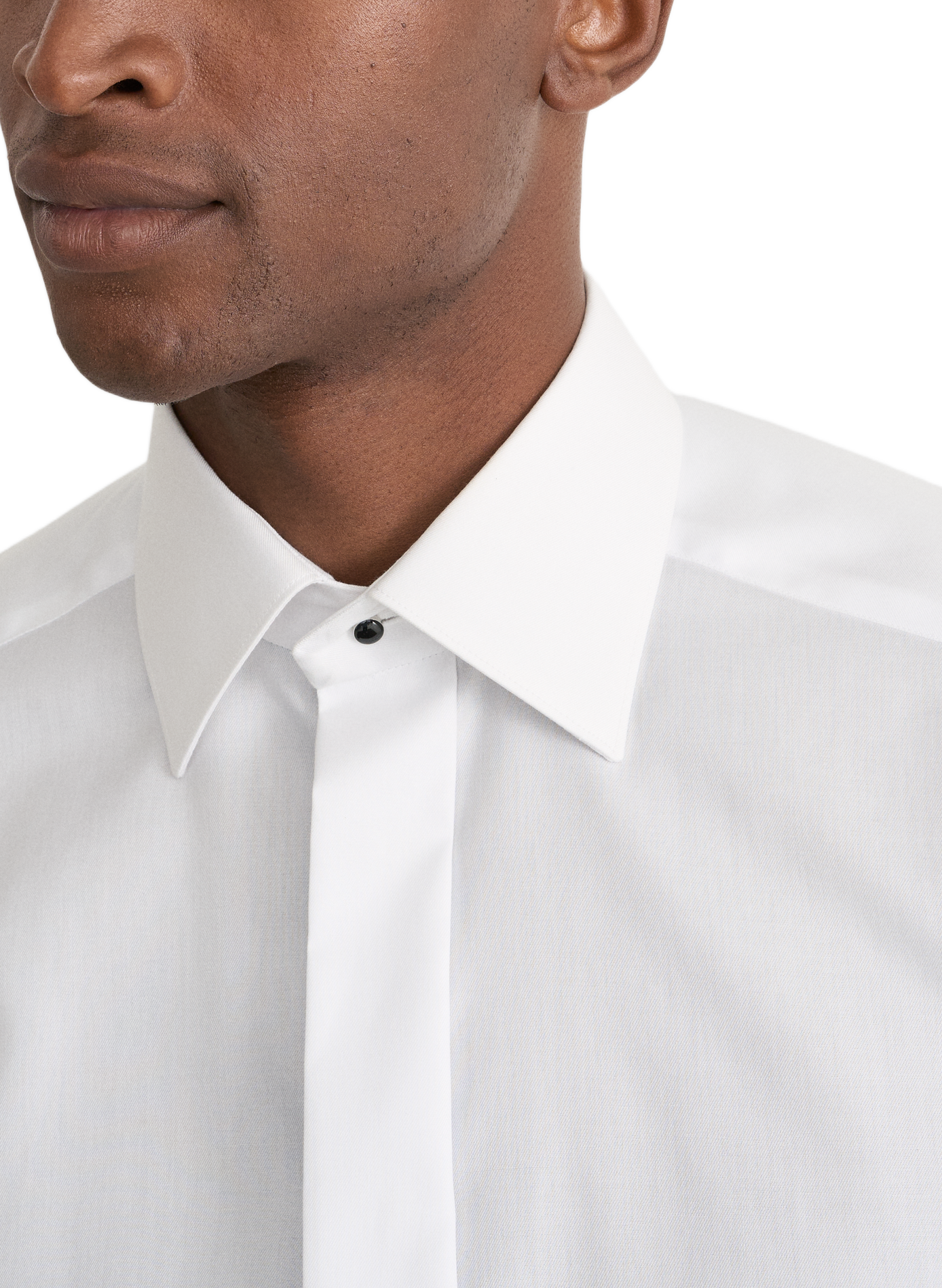 Schmale Baumwollhemd ETON Weiss