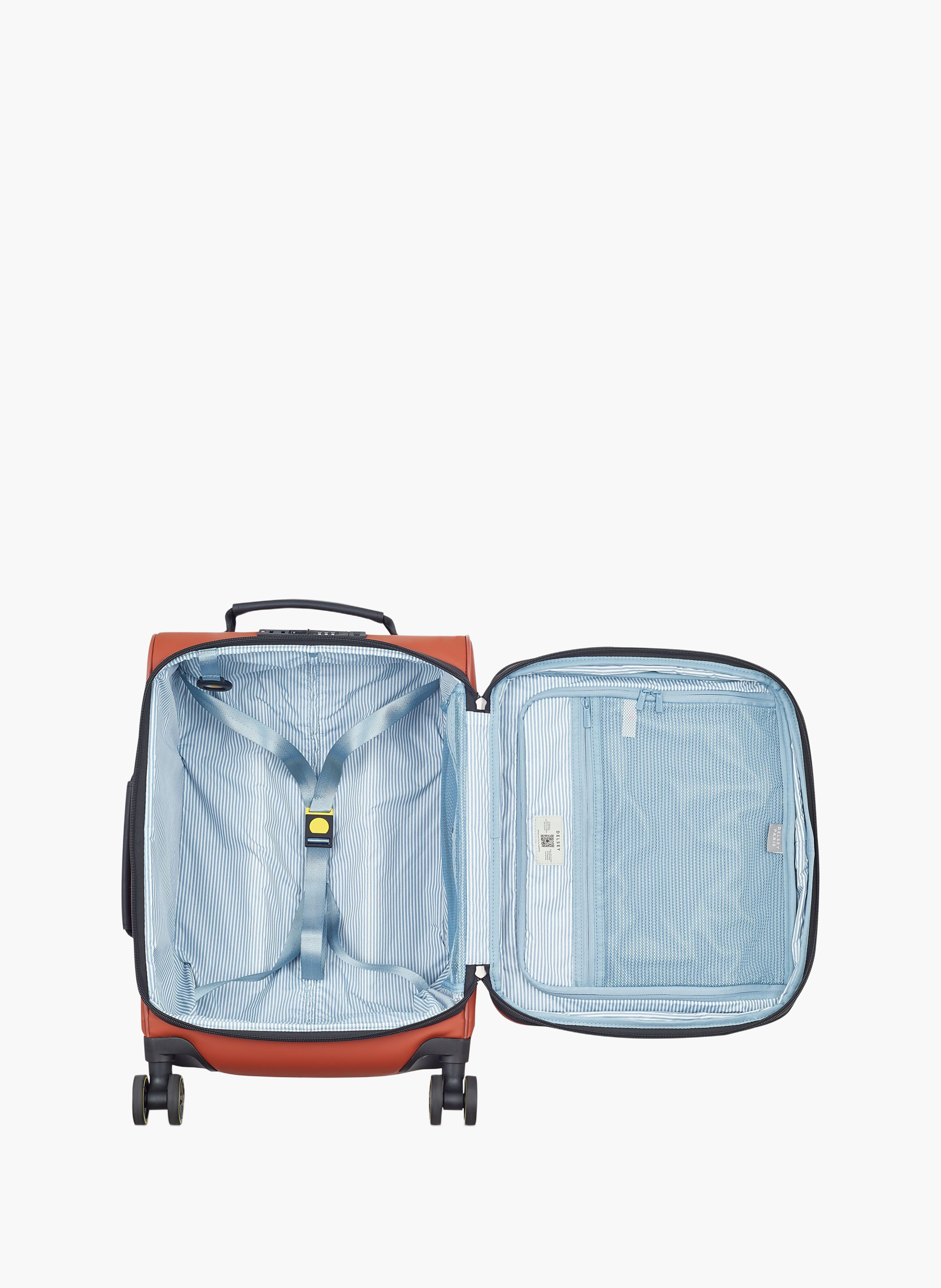 Valise cabine souple taille s - turenne soft DELSEY PARIS Marron