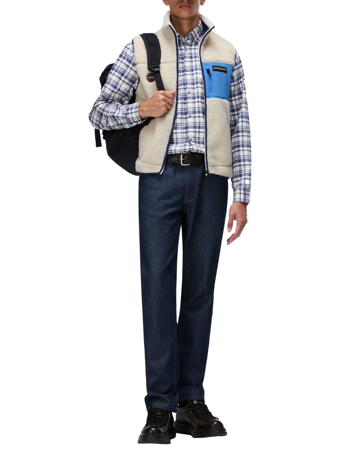 Zip-up sherpa vest NAPAPIJRI Multicolour
