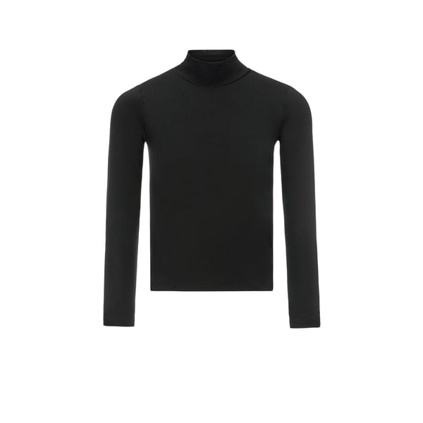 Top à col roulé en lyocell