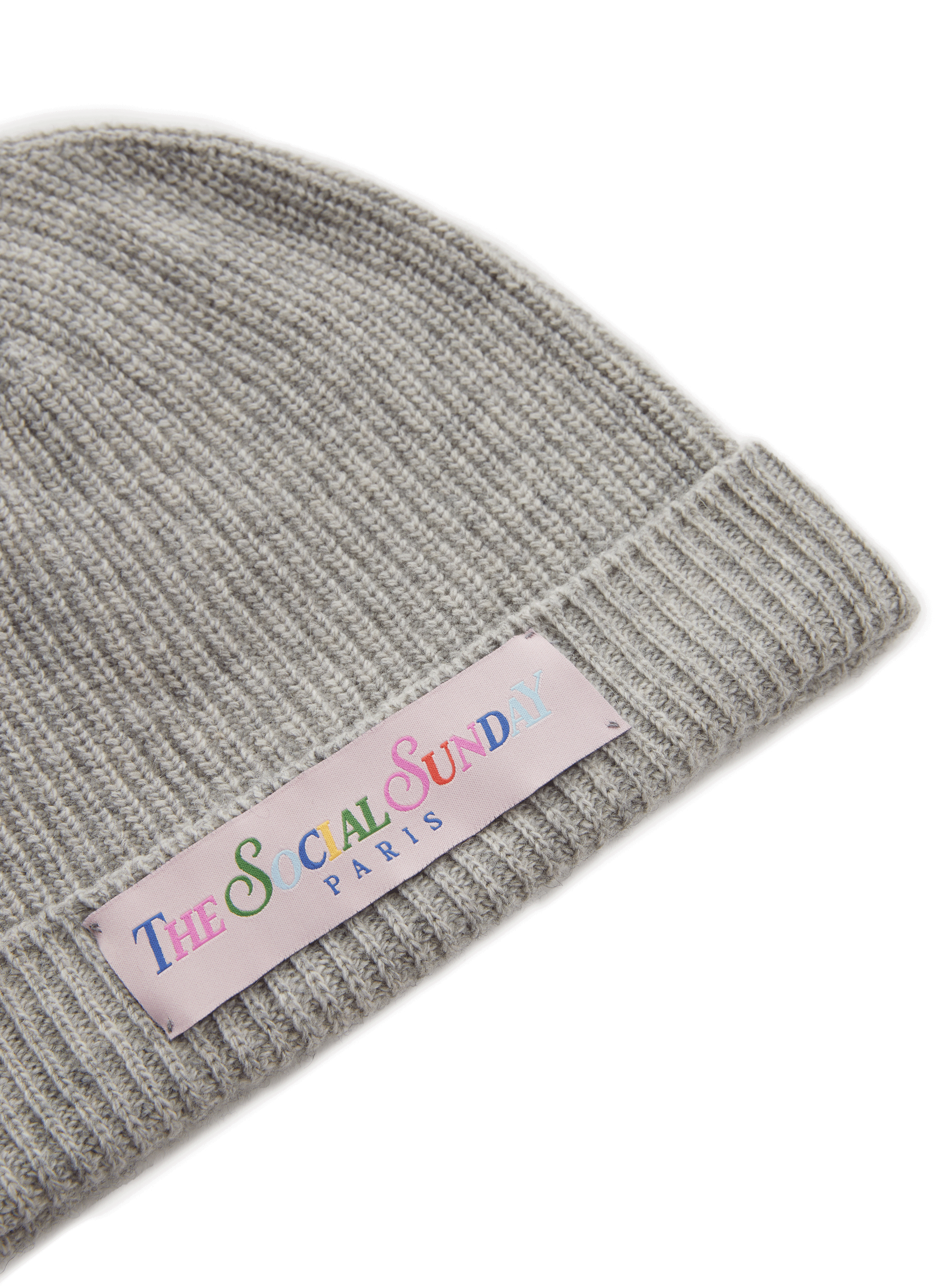 Bonnet en laine mélangée THE SOCIAL SUNDAY Gris