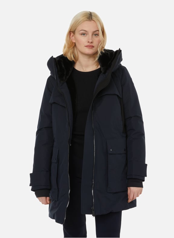 Parka mi-longue Bleu by FUSALP FUSALP Parka mi-longue Bleu