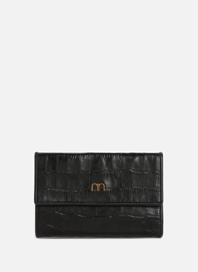 Lotti embossed leather wallet NAT & NIN