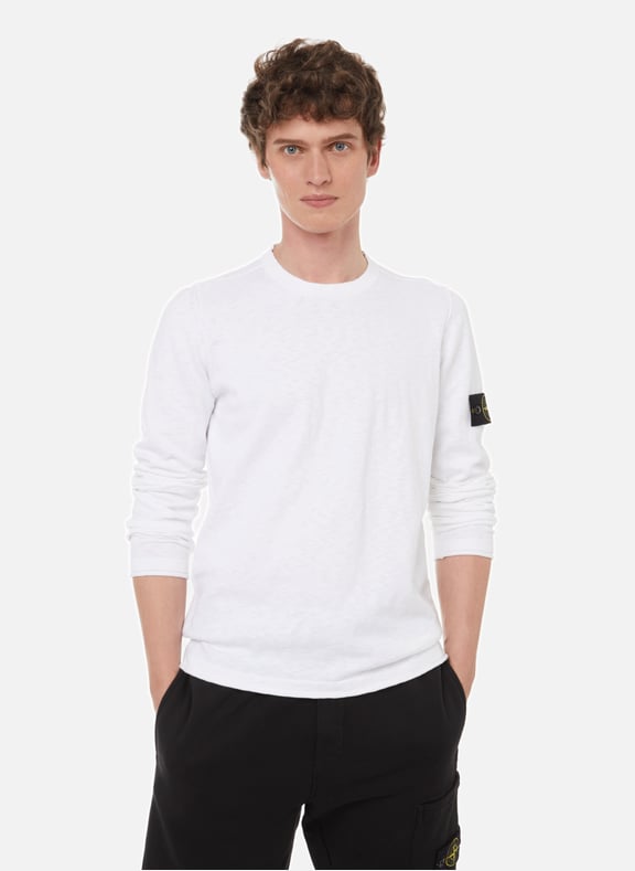 Stone island white jumper mens Clearance
