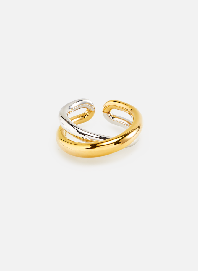 Initial two-tone ring CHARLOTTE CHESNAIS