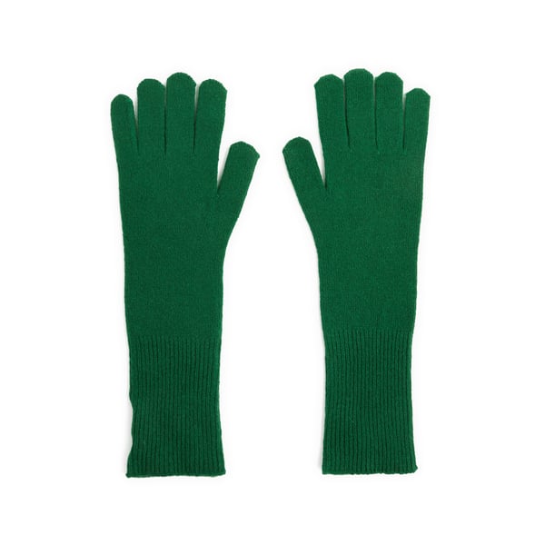 Gants long en laine mélangé