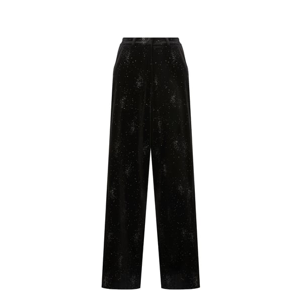 Pantalon droit en velours