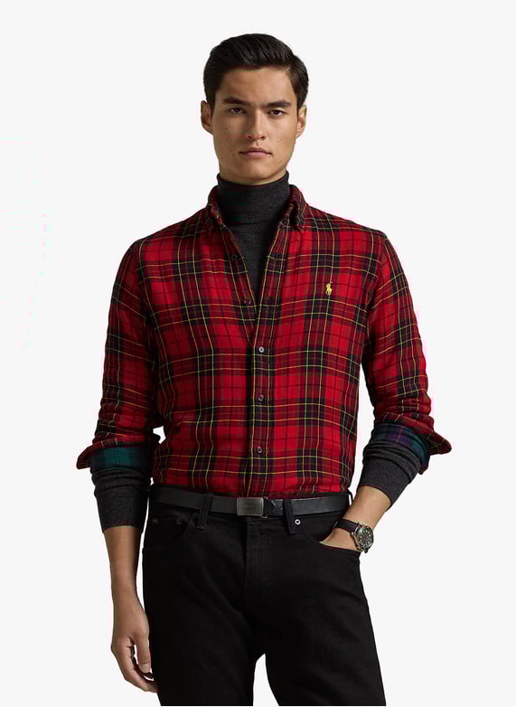 Check cotton Shirt | Red by POLO RALPH LAUREN Check cotton Shirt Red