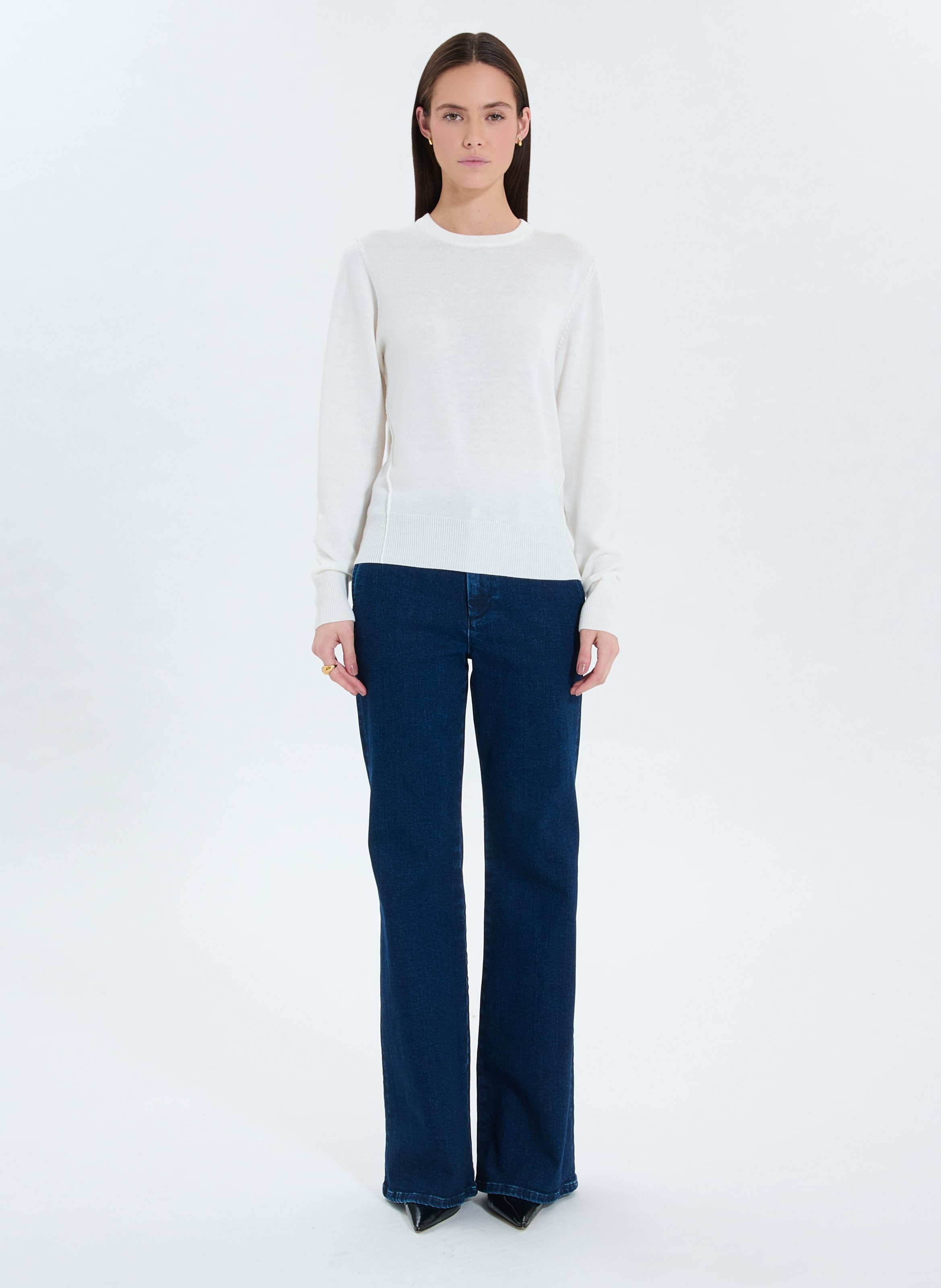 Pull  puccino ZAPA Blanc