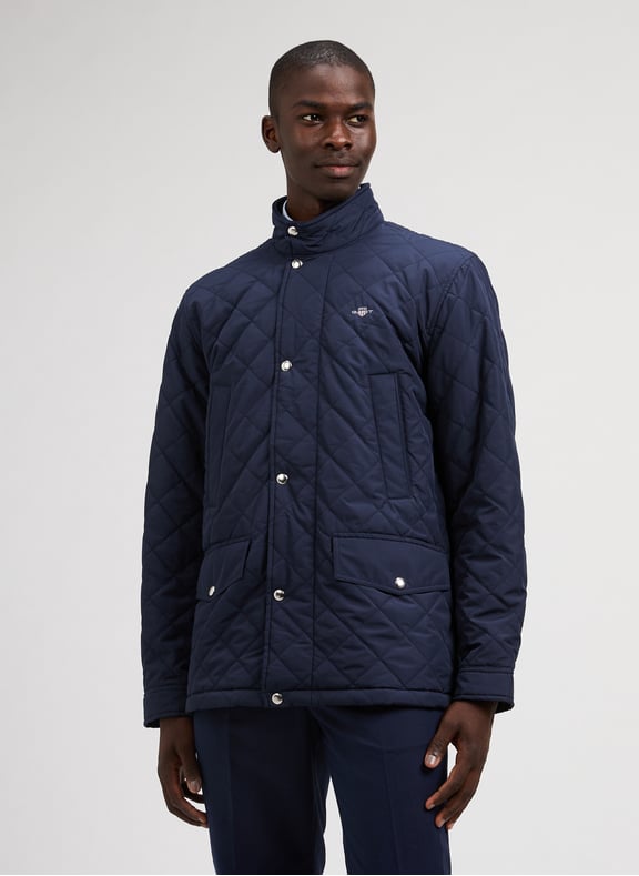 Veste droite matelassée Bleu by GANT GANT Veste droite matelassée Bleu