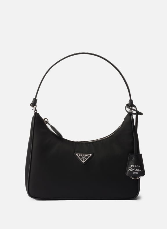 Mini sac prada re-edition2005 en re-nylon Noir by PRADA PRADA Mini sac prada re-edition2005 en re-nylon Noir