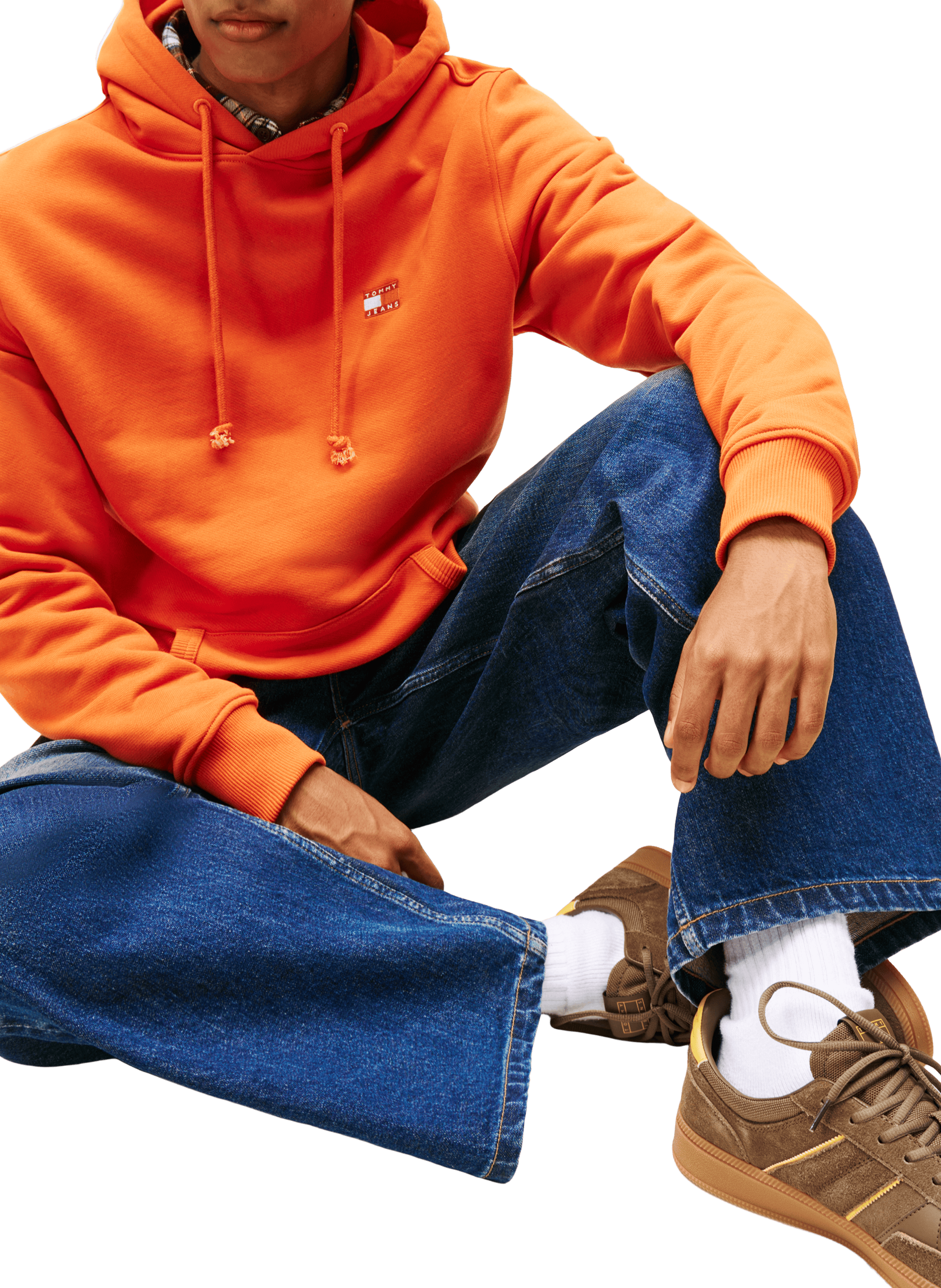 Cotton hoodie TOMMY HILFIGER Orange