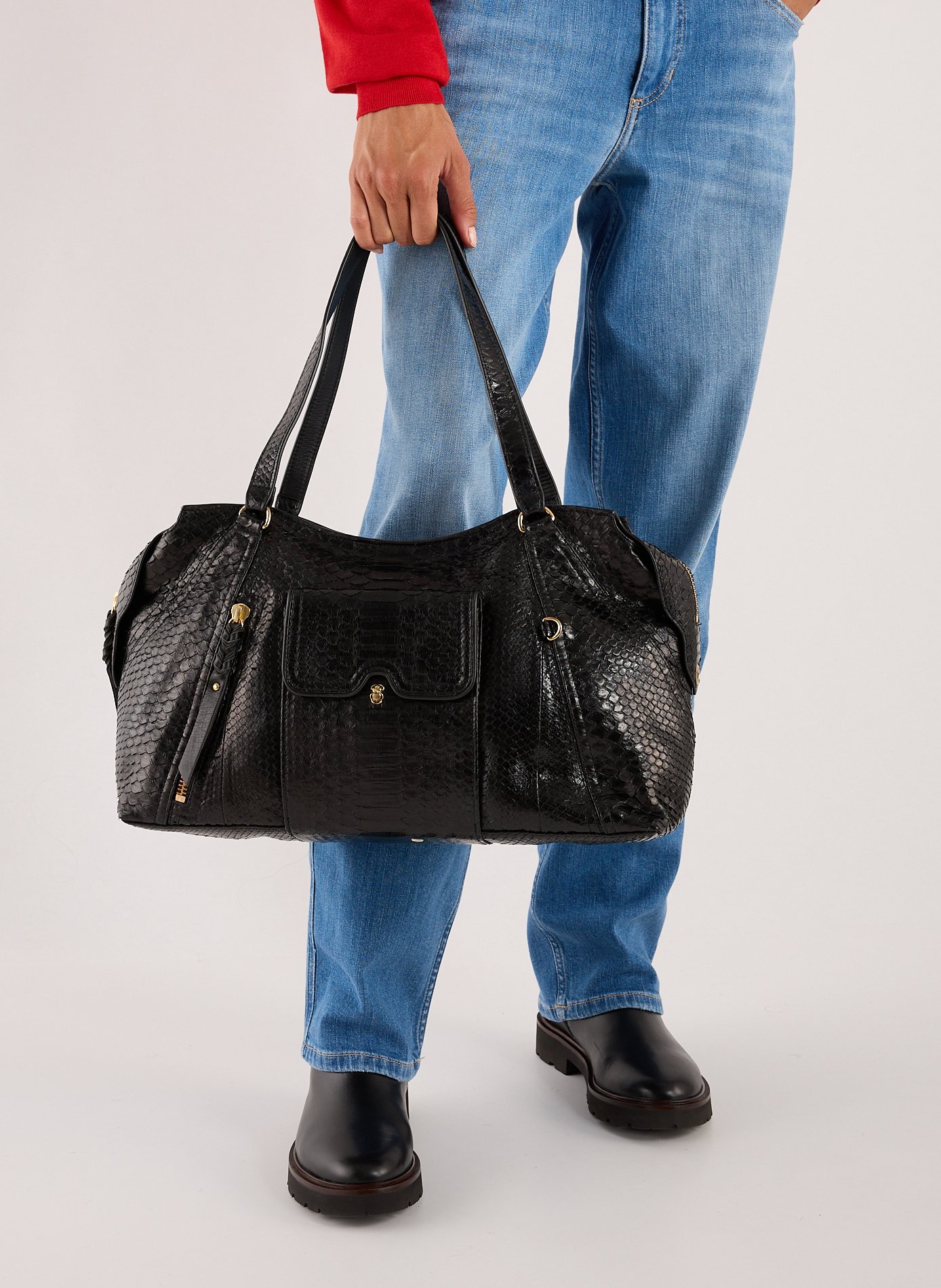 Sac Juno en cuir CLARIS VIROT Noir