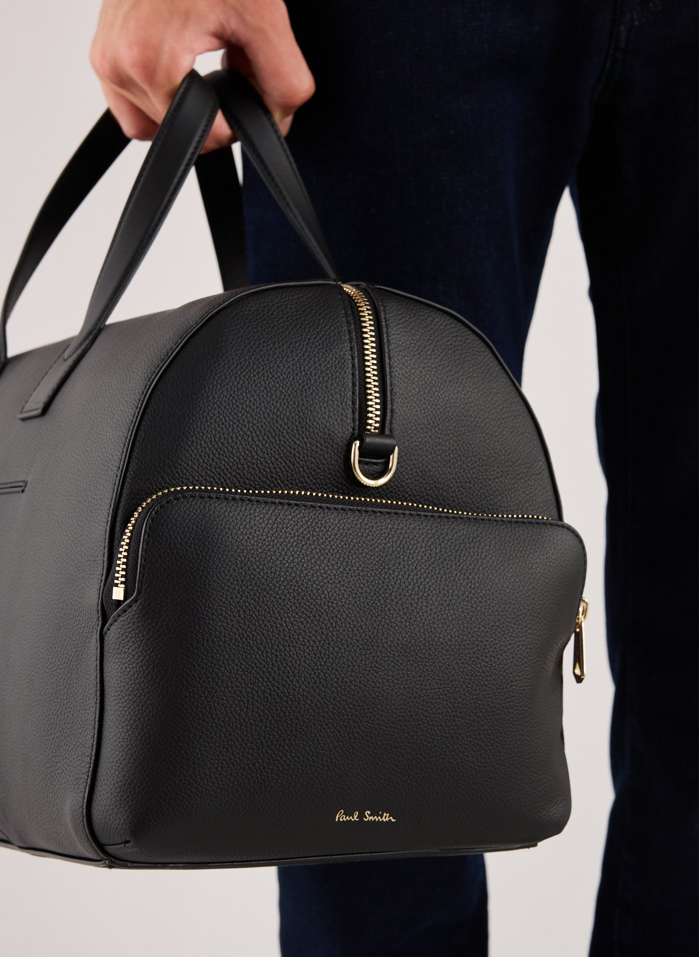 Leather travel bag PAUL SMITH Black