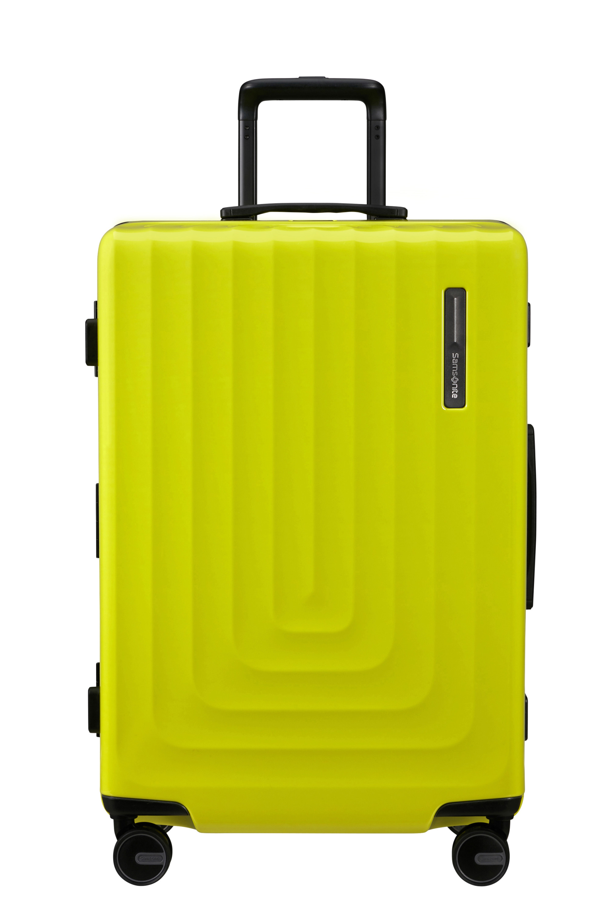 Focus valise 4 roues taille m  Metallic lime