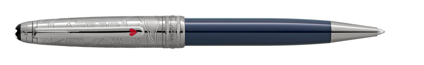 Luxurious resin ballpoint pen MONTBLANC Blue