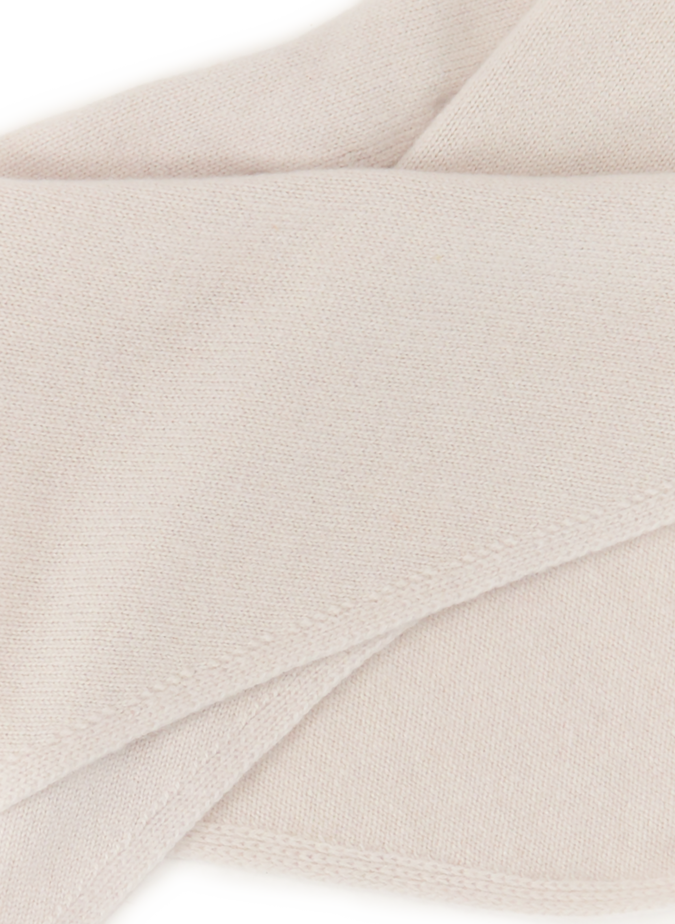 Triangle Cashmere Scarf Sadaria SAMSOE SAMSOE Beige