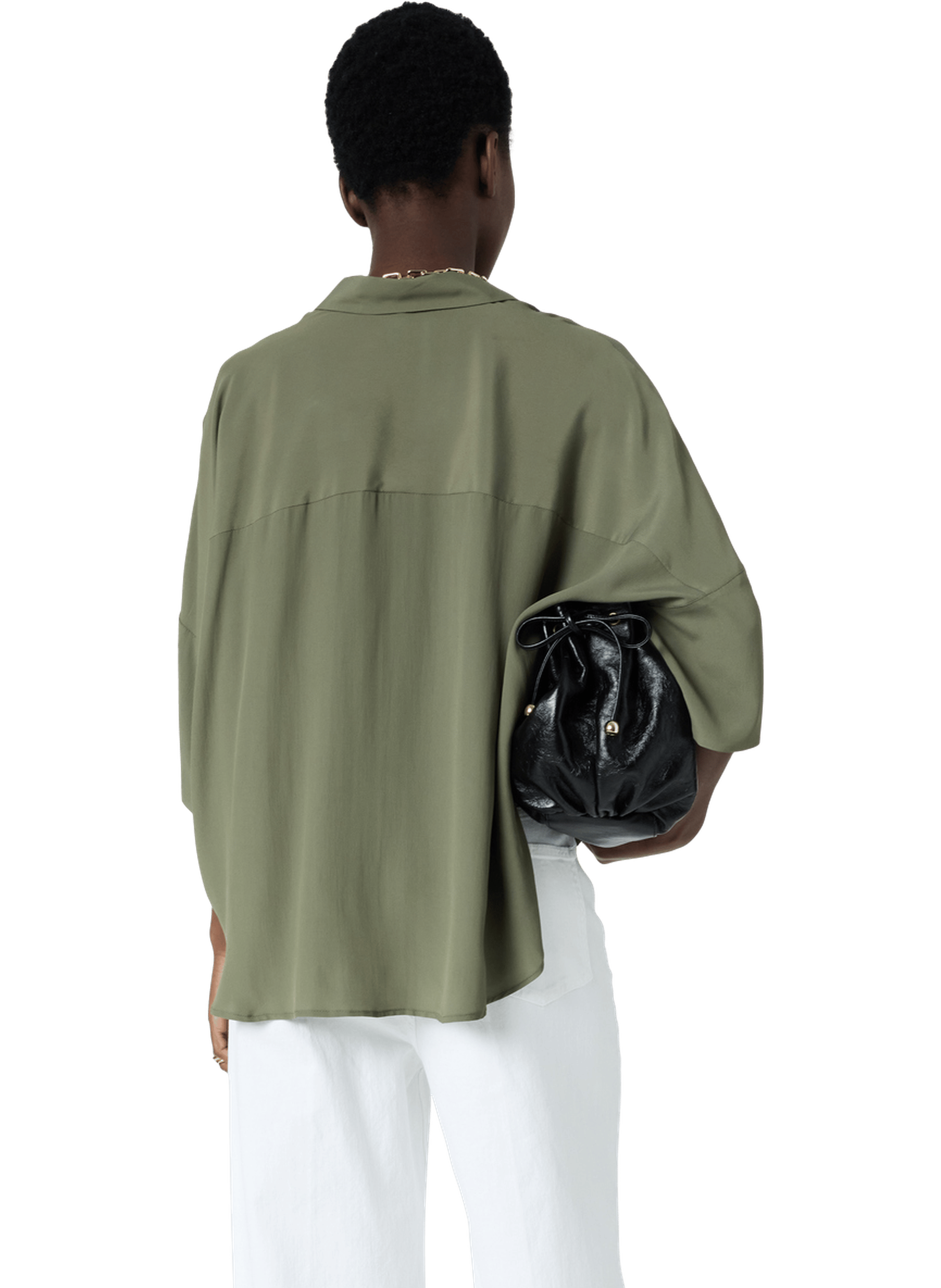 Chemise fluide oversize - cirae GERARD DAREL Kaki