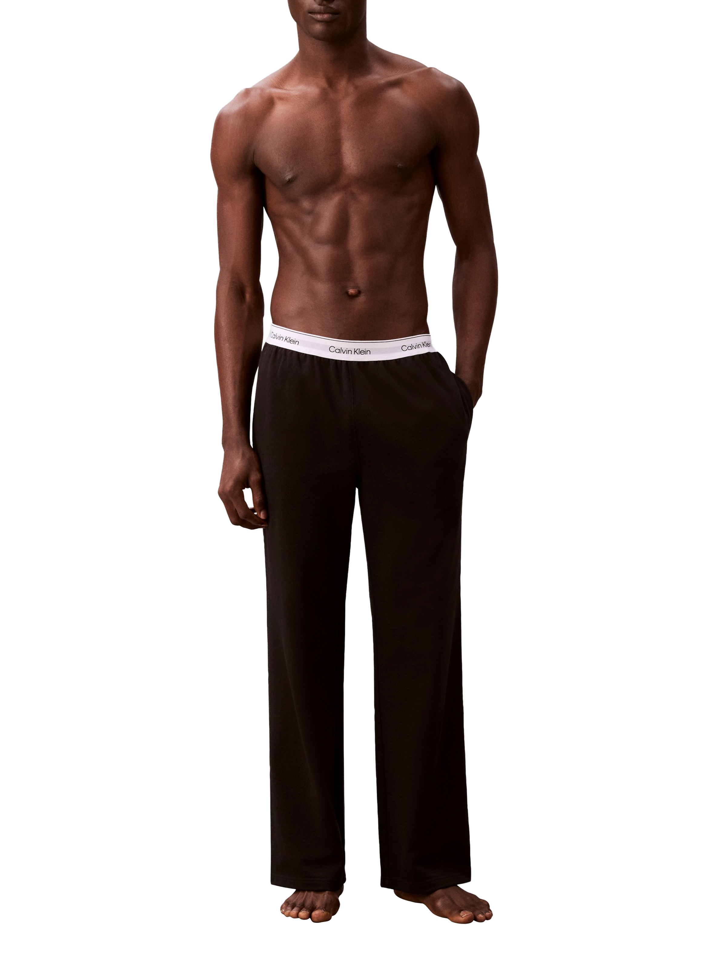 Cotton Trousers CALVIN KLEIN Black