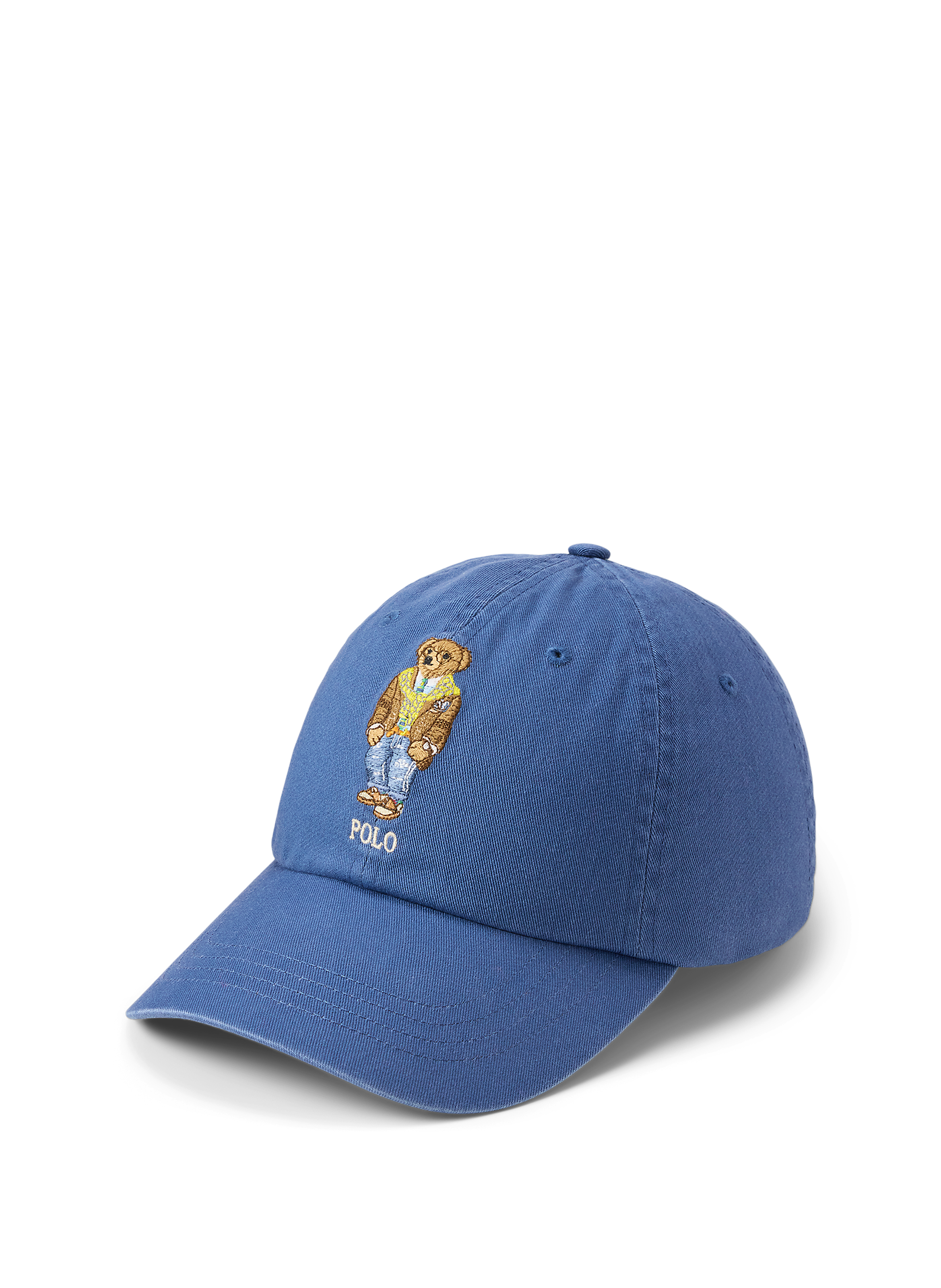 Casquette Polo Bear brodée en coton POLO RALPH LAUREN Bleu