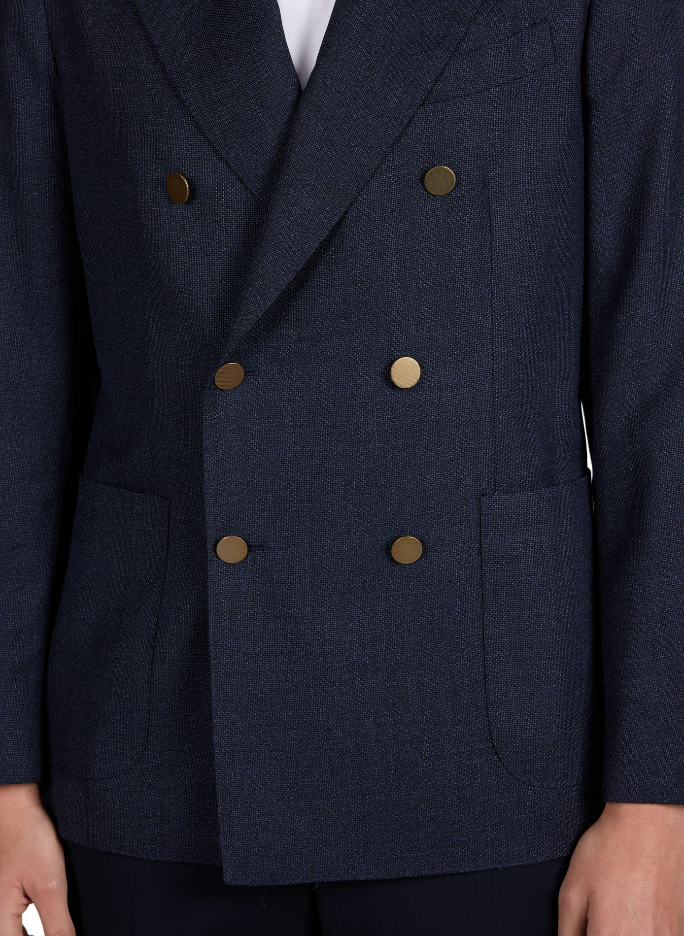 Blazer tweed en laine vierge BOGLIOLI Blue