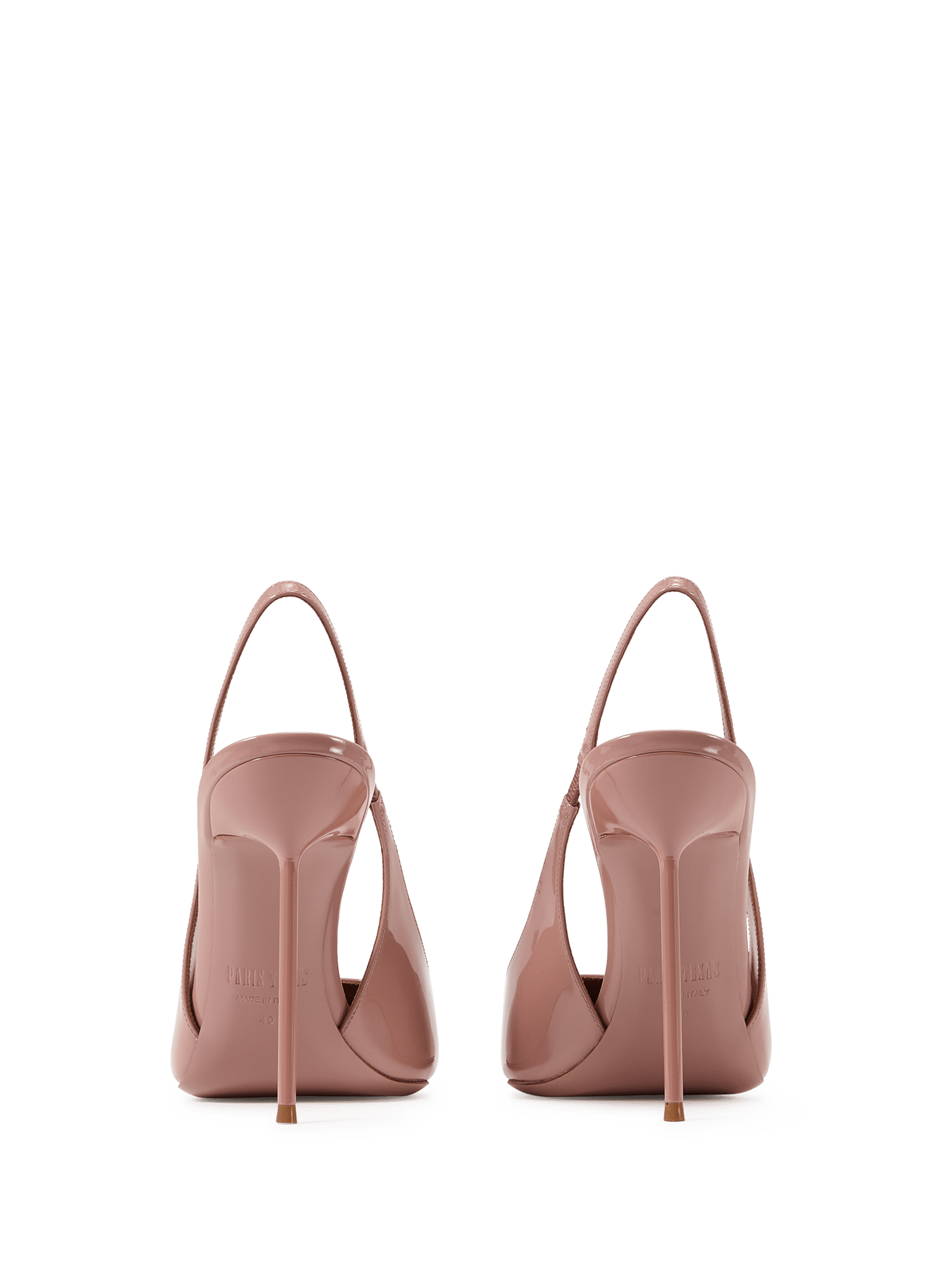 Slingbacks Lidia en cuir de veau PARIS TEXAS Pink