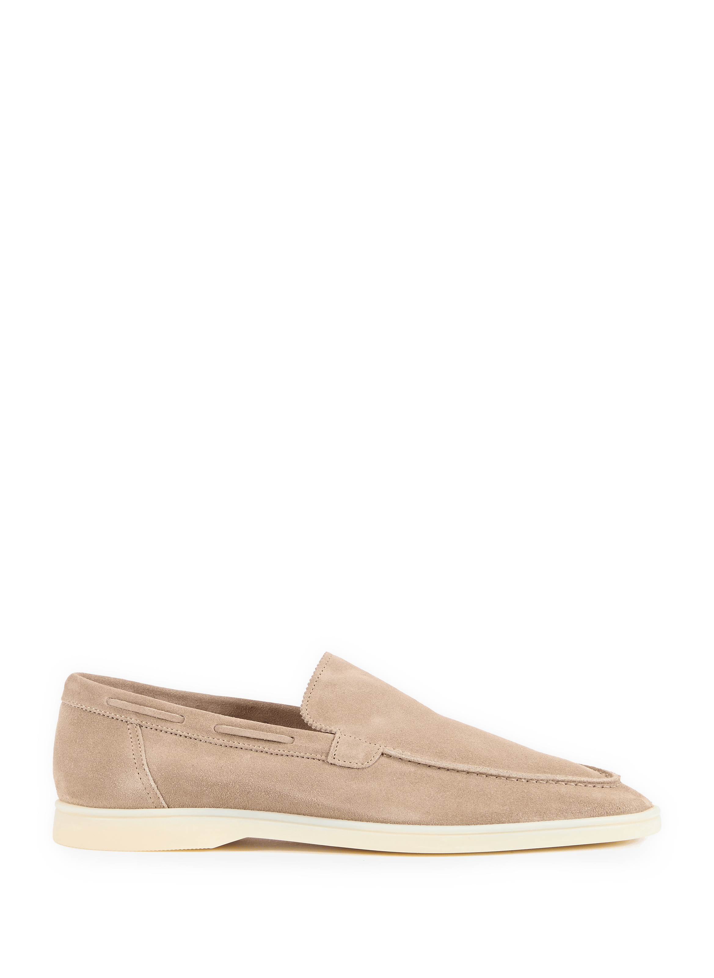 Mocassins en cuir suédé AURELIEN Gris