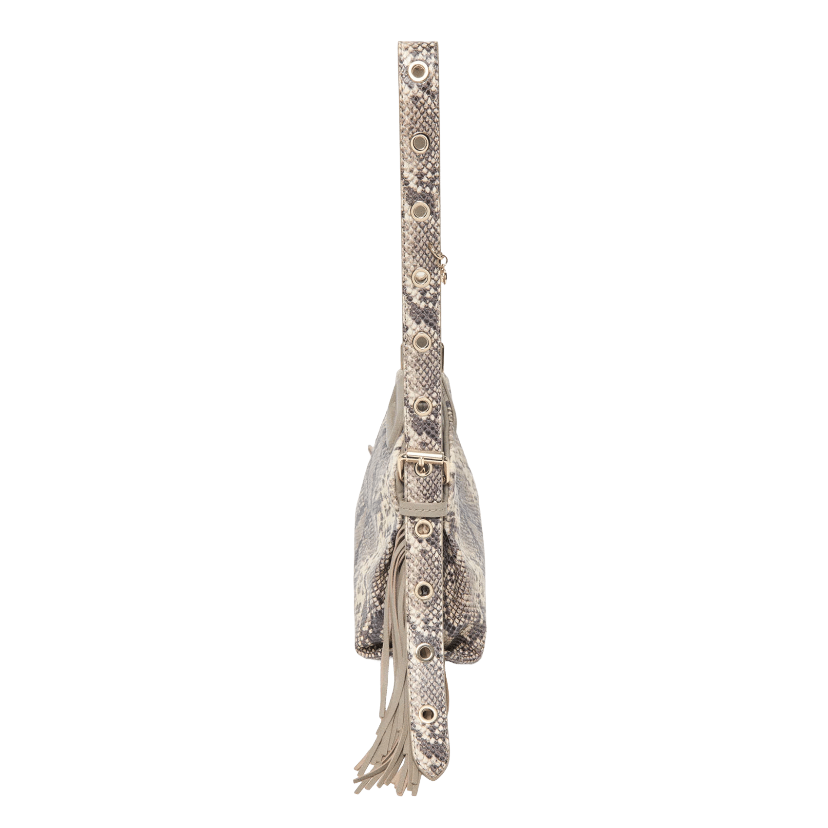 Sac bandoulière python en cuir miss m mini MAJE Multicolore