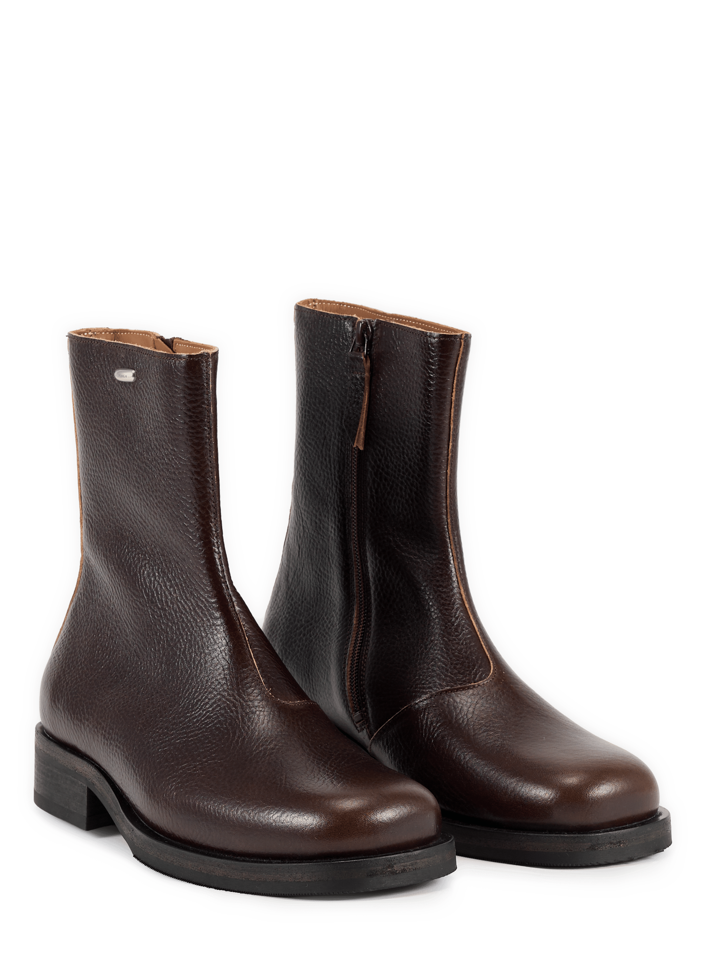 Bottines Camion Deep Americano Leather en cuir OUR LEGACY Marron