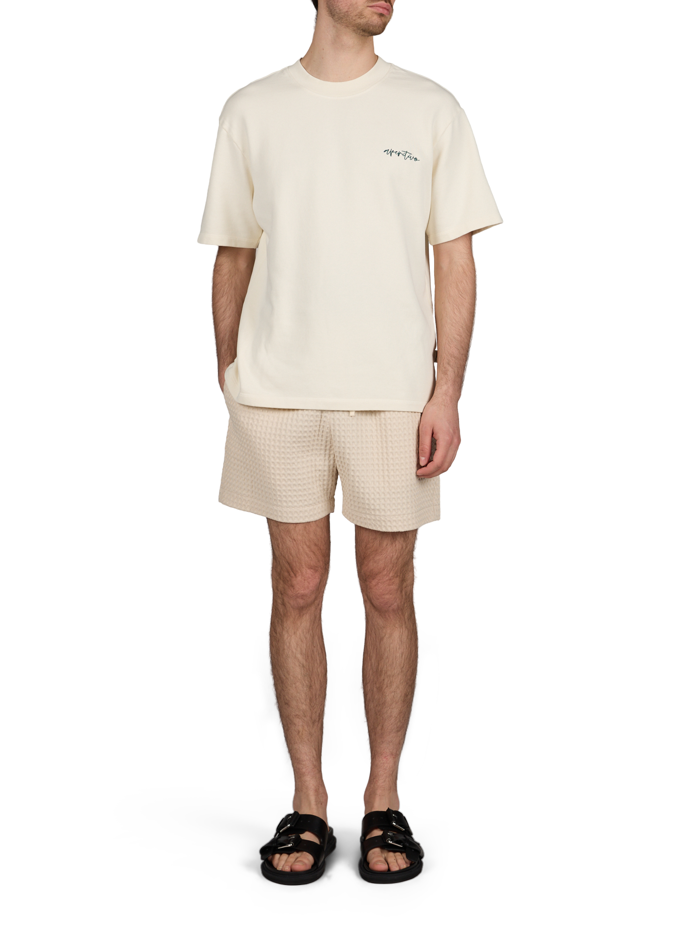 Short Herelle en coton gaufré MAISON LABICHE Beige