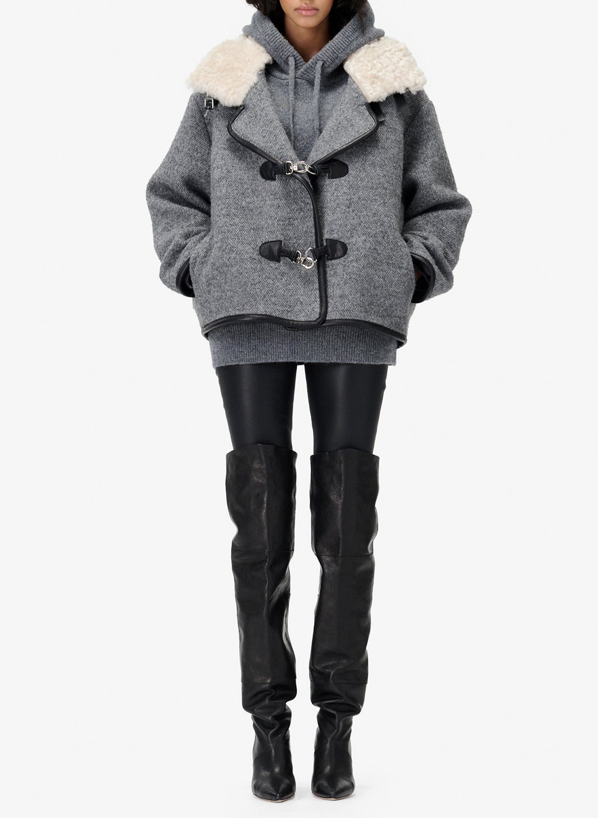 Oversized Kasson Coat IRO Grey