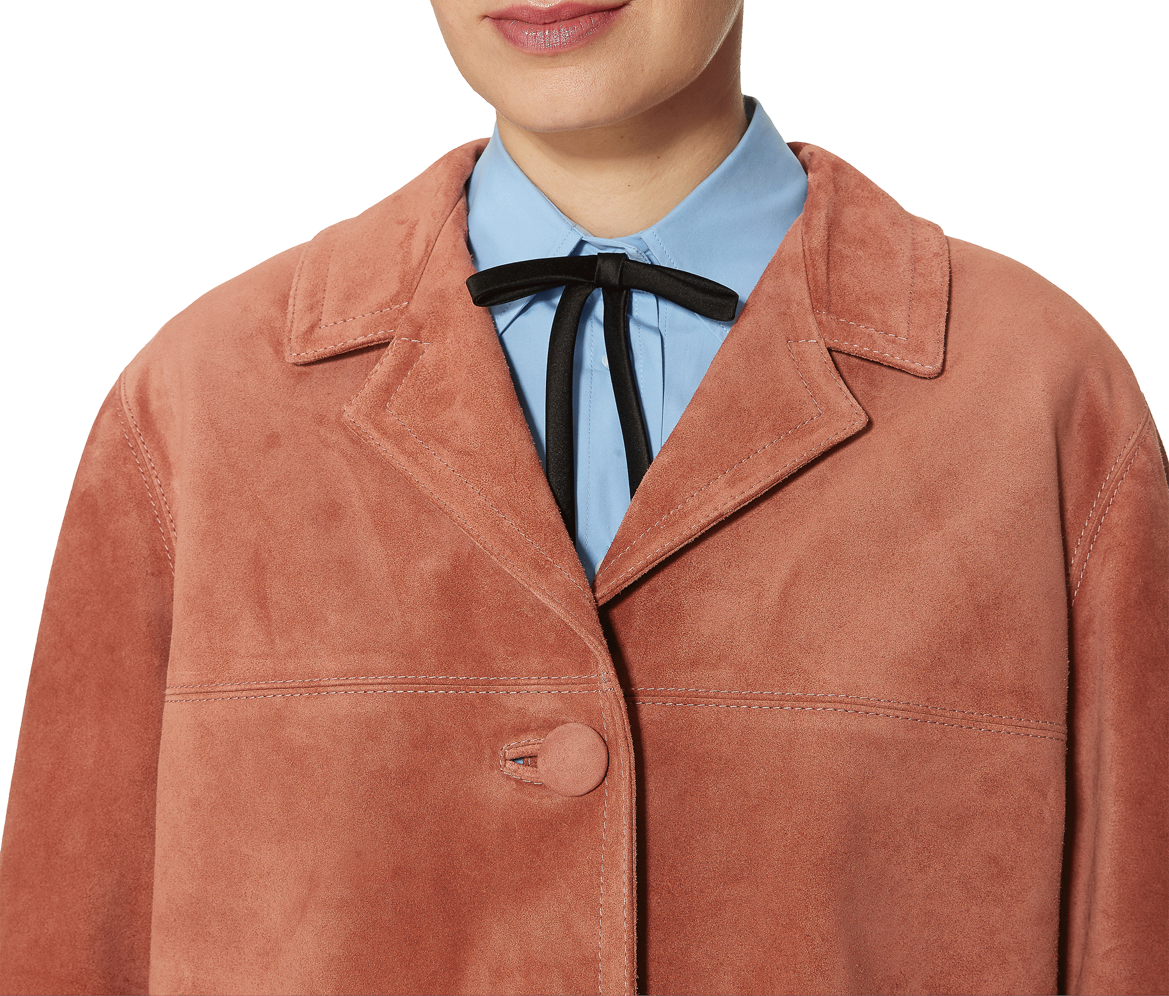 Suede Jacket PRADA Orange