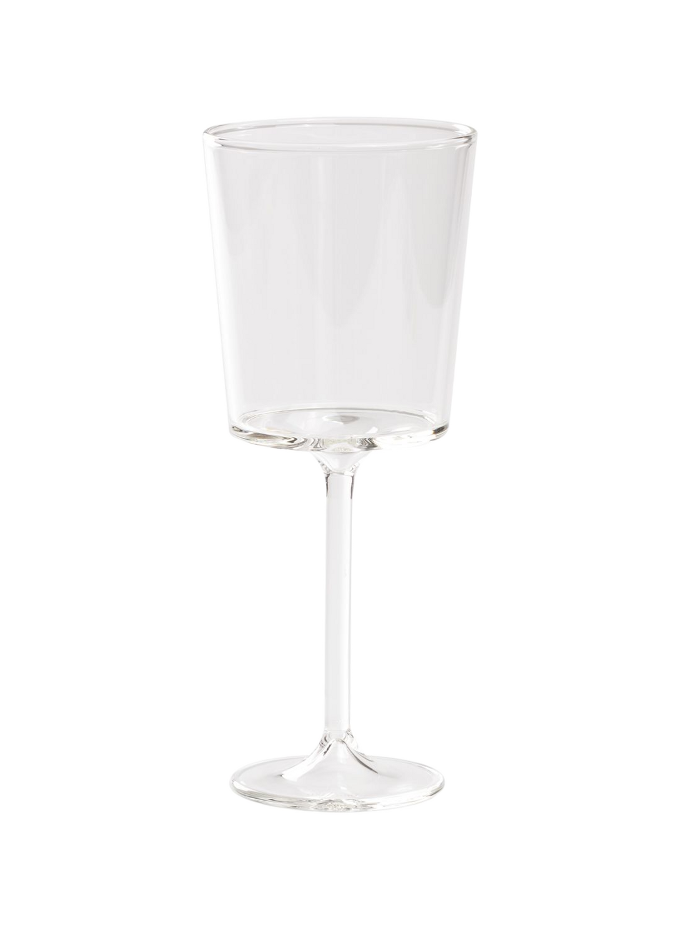 Set van 4 rode wijnglazen Discobolo ZAFFERANO Transparant