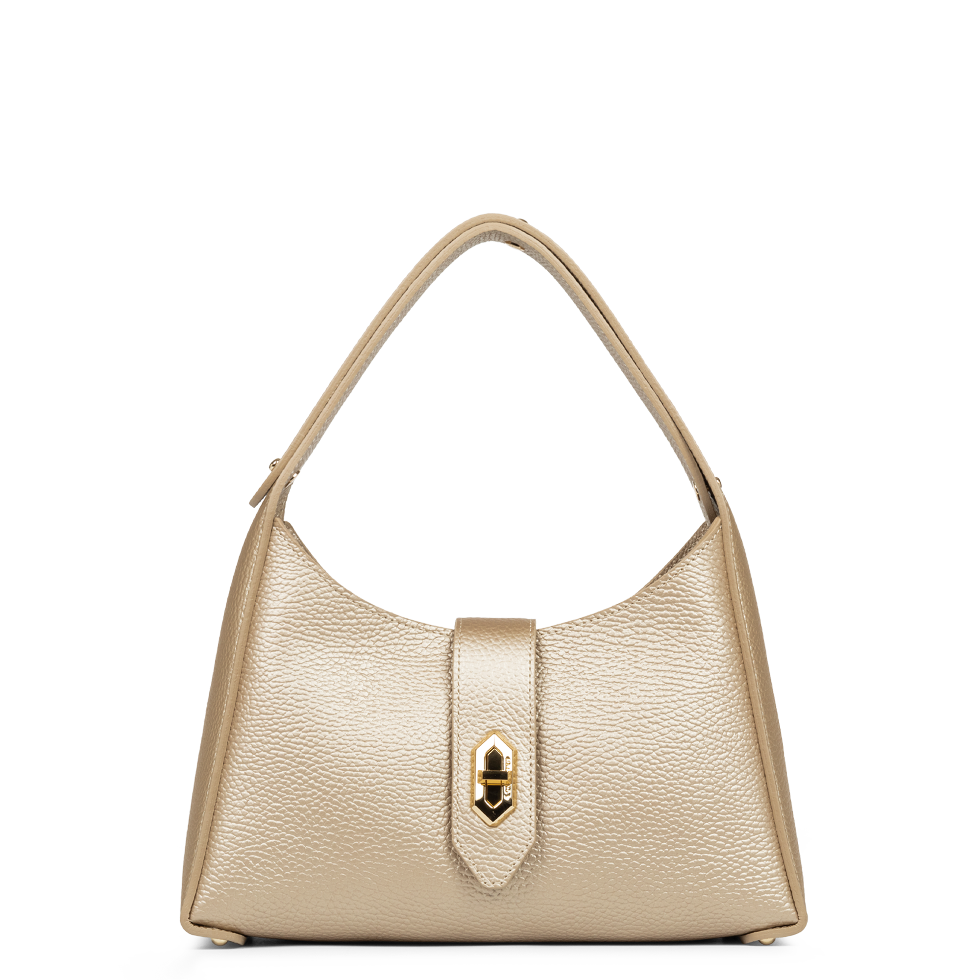 Sac hobo - top double LANCASTER Doré