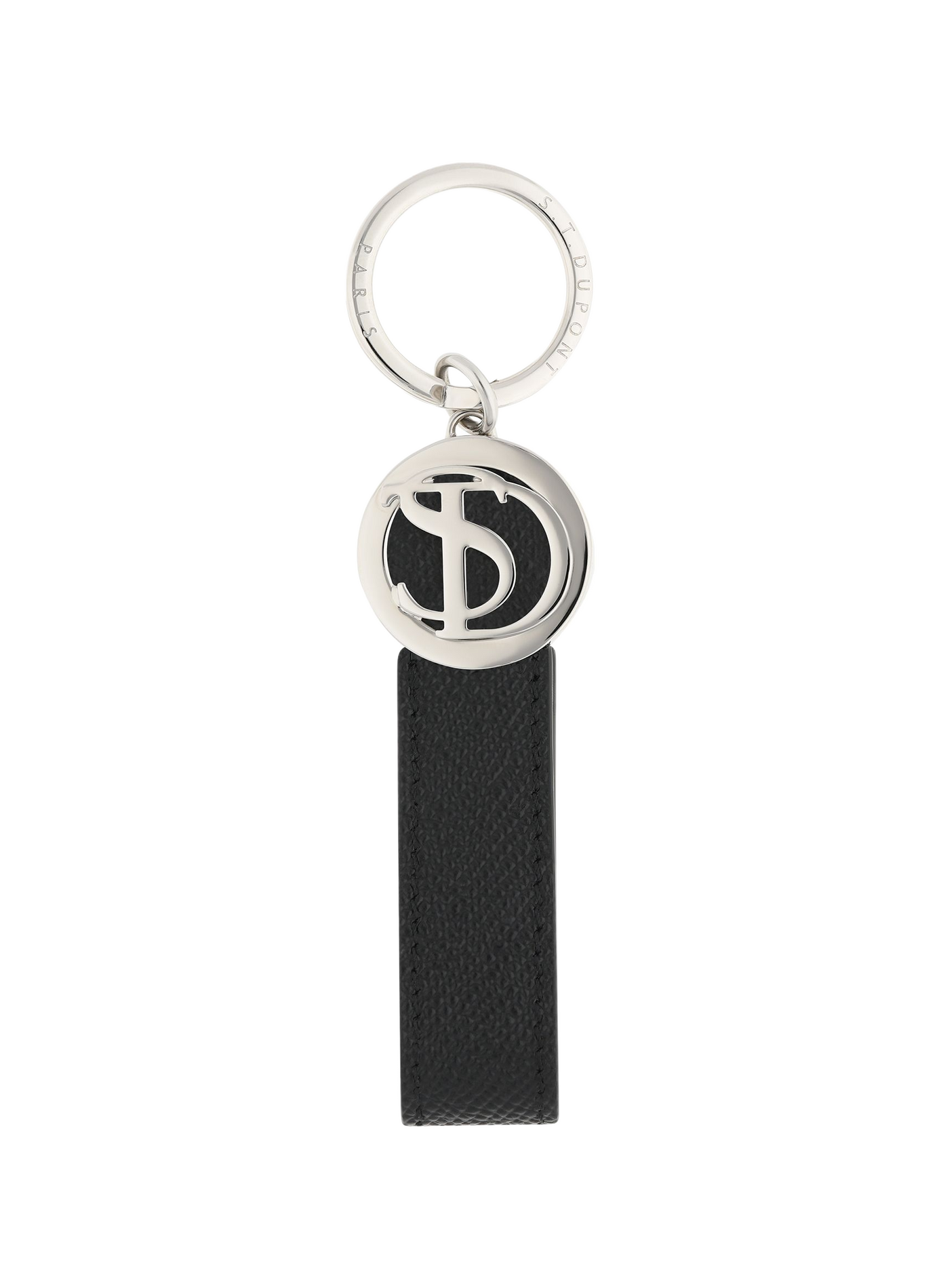 Porte-clés en cuir S.T. DUPONT Noir