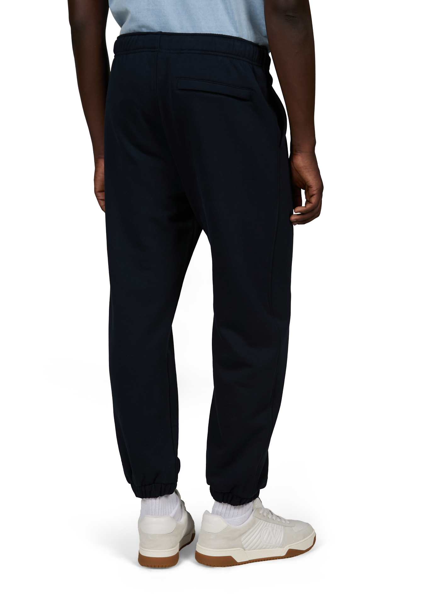 Straight-leg cotton joggers GUESS Blue